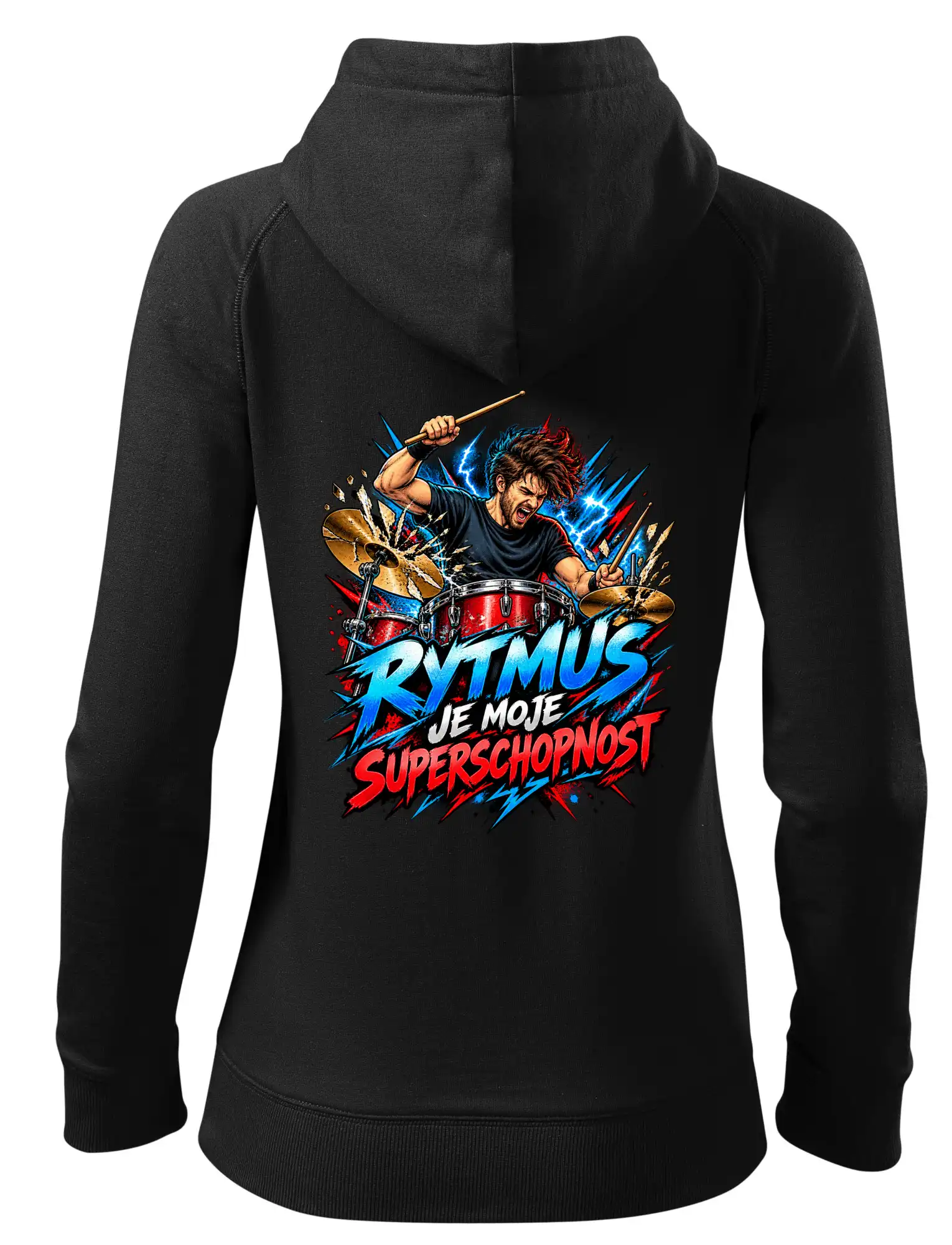 Rytmus je moje superschopnost - energický bubeník