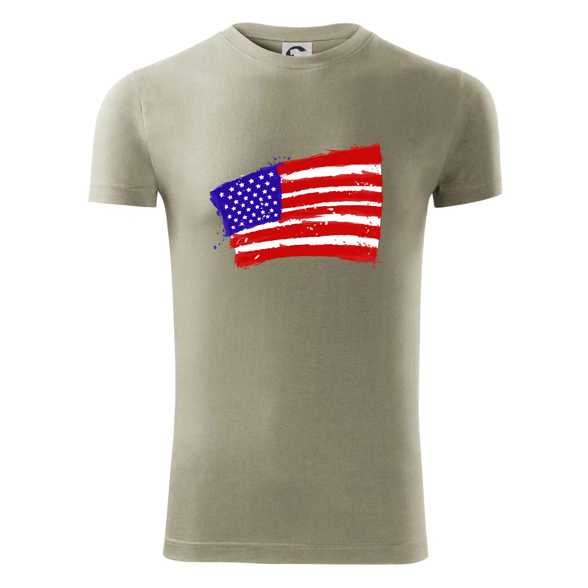 Americká vlajka ohnutá