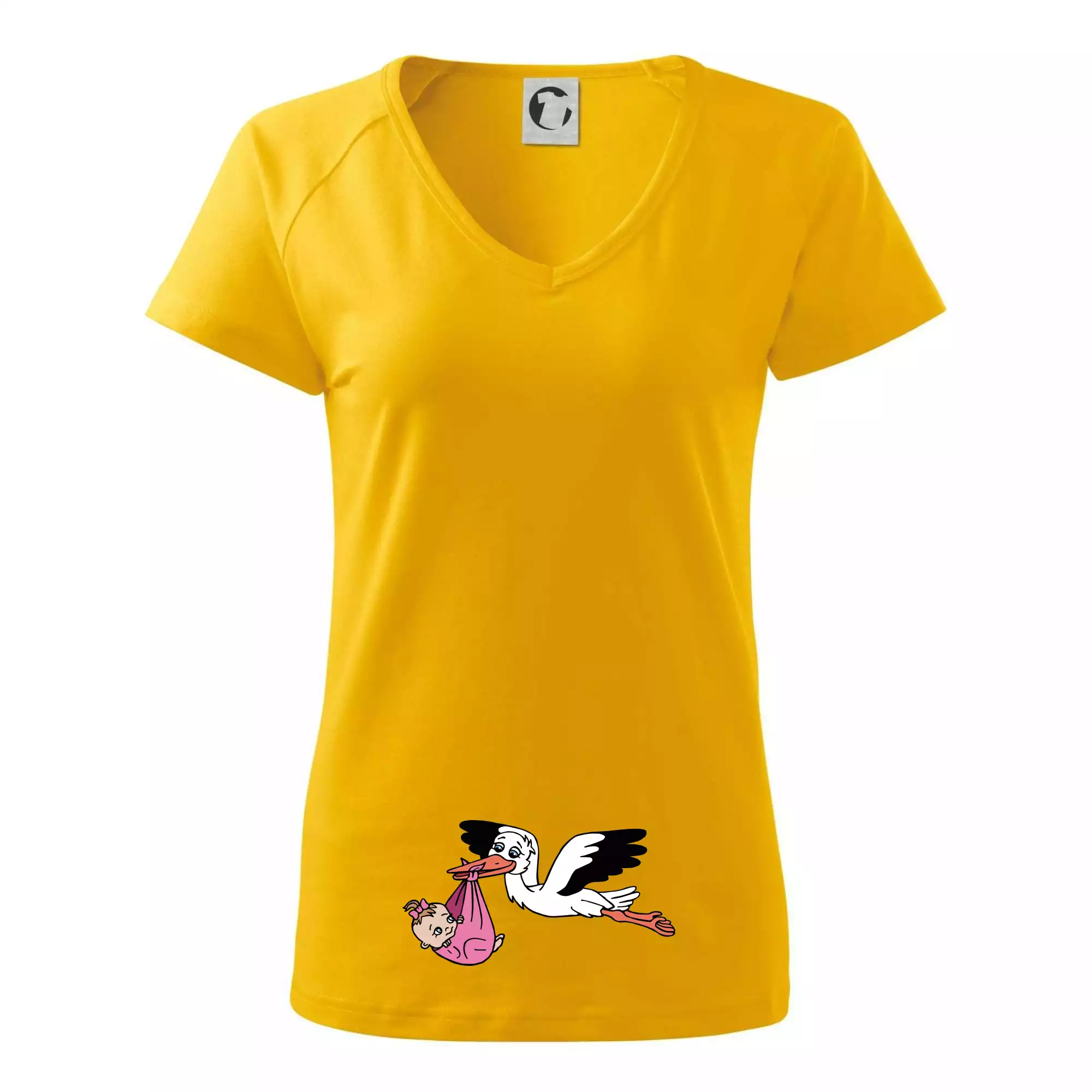 Čáp a miminko - holka (Hana-creative)