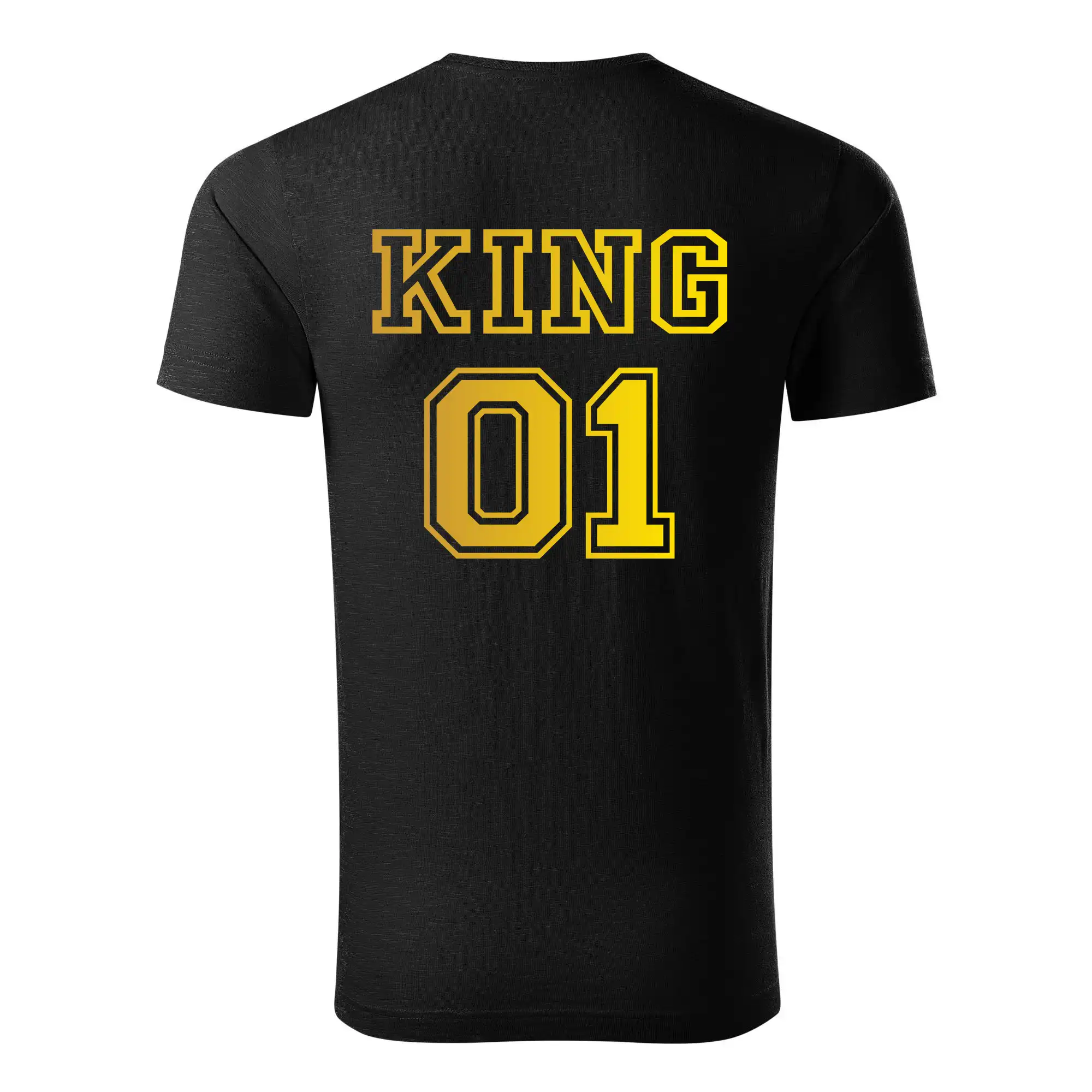 King - Queen - 01 dres - zlatý potisk