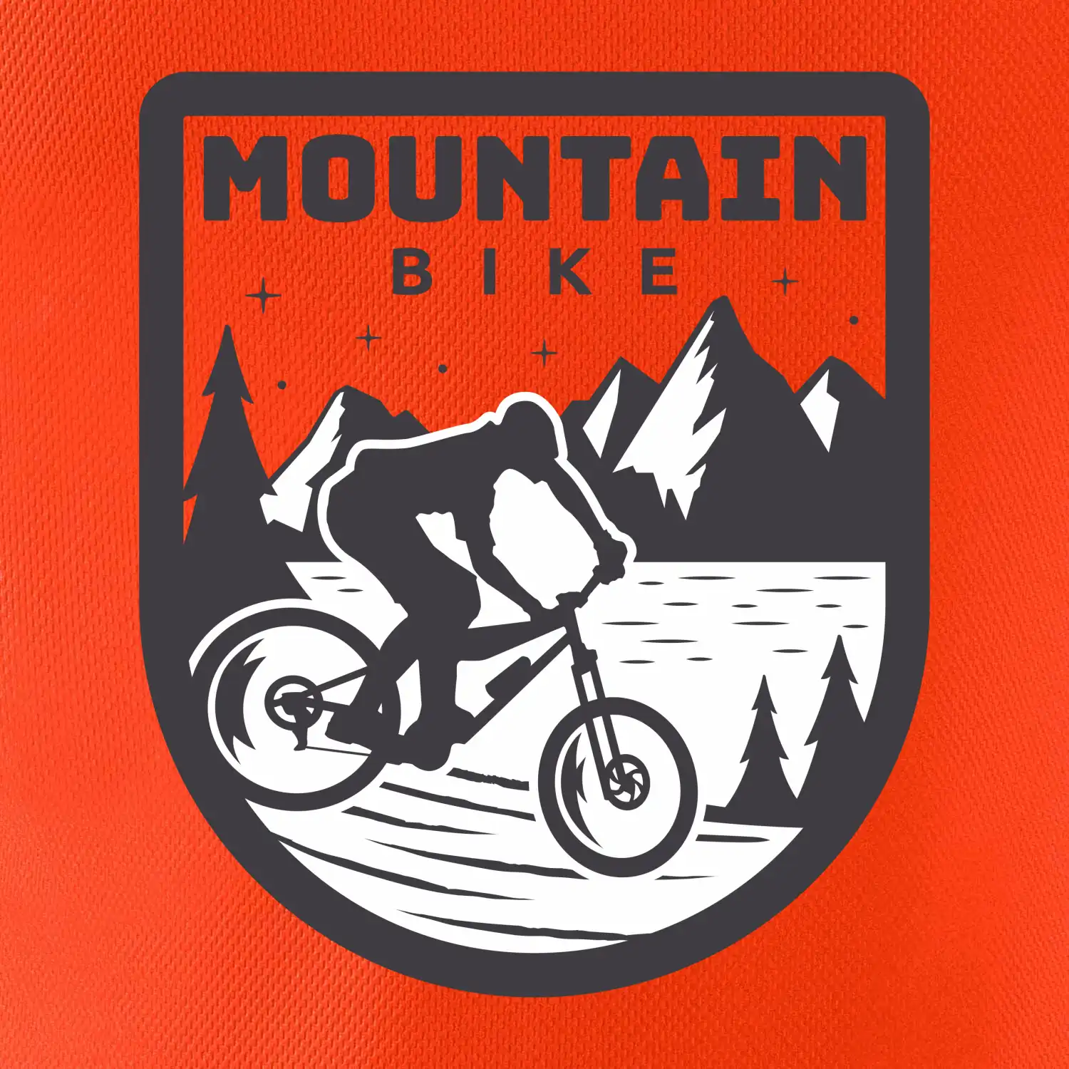 MTB mountain bike logo prsa zaoblené