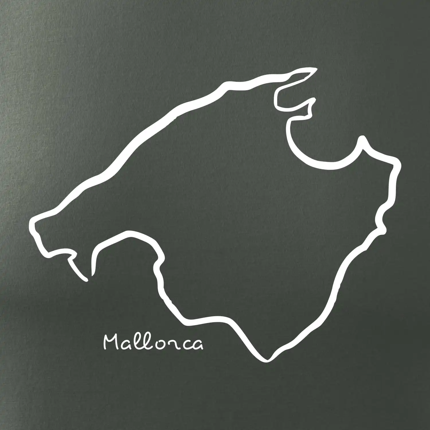 Mallorca - obrys ostrova
