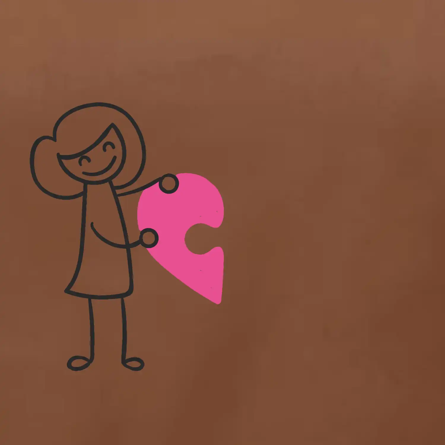 Párová trička puzzle postavička