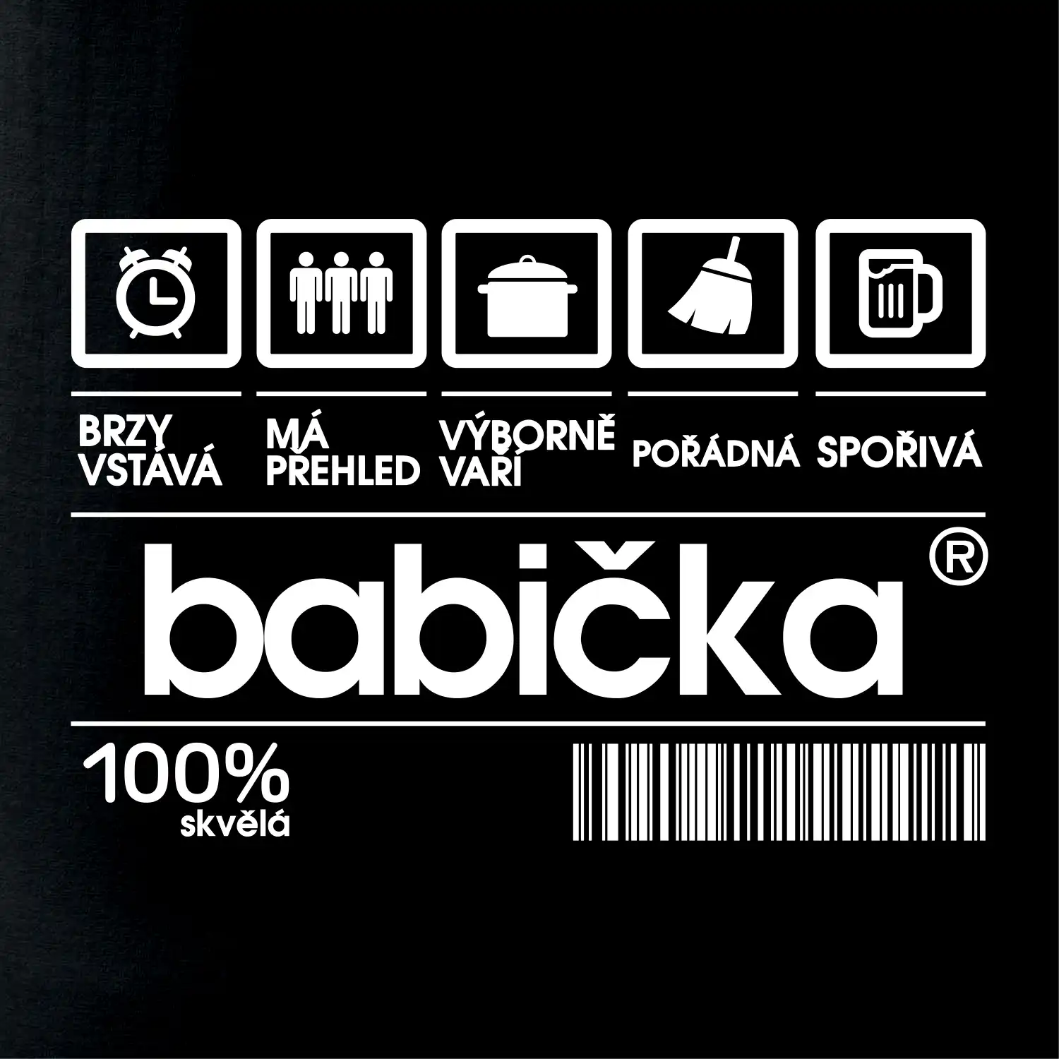 Čárový kód babička