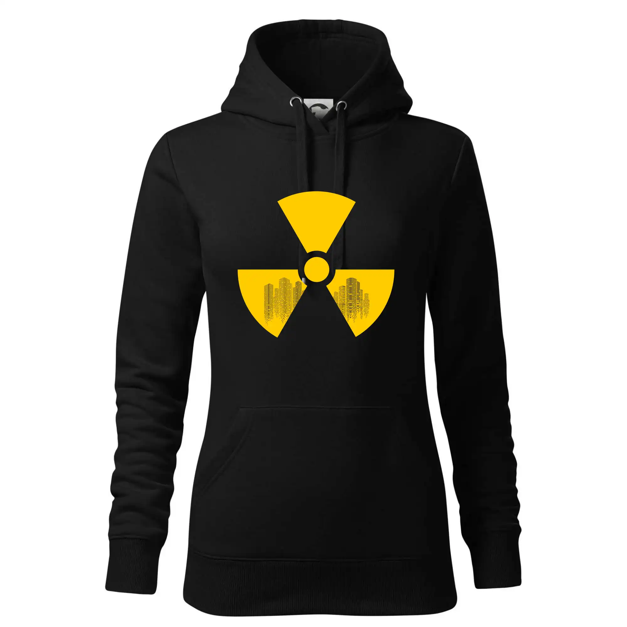 Radioaktivita - silueta města