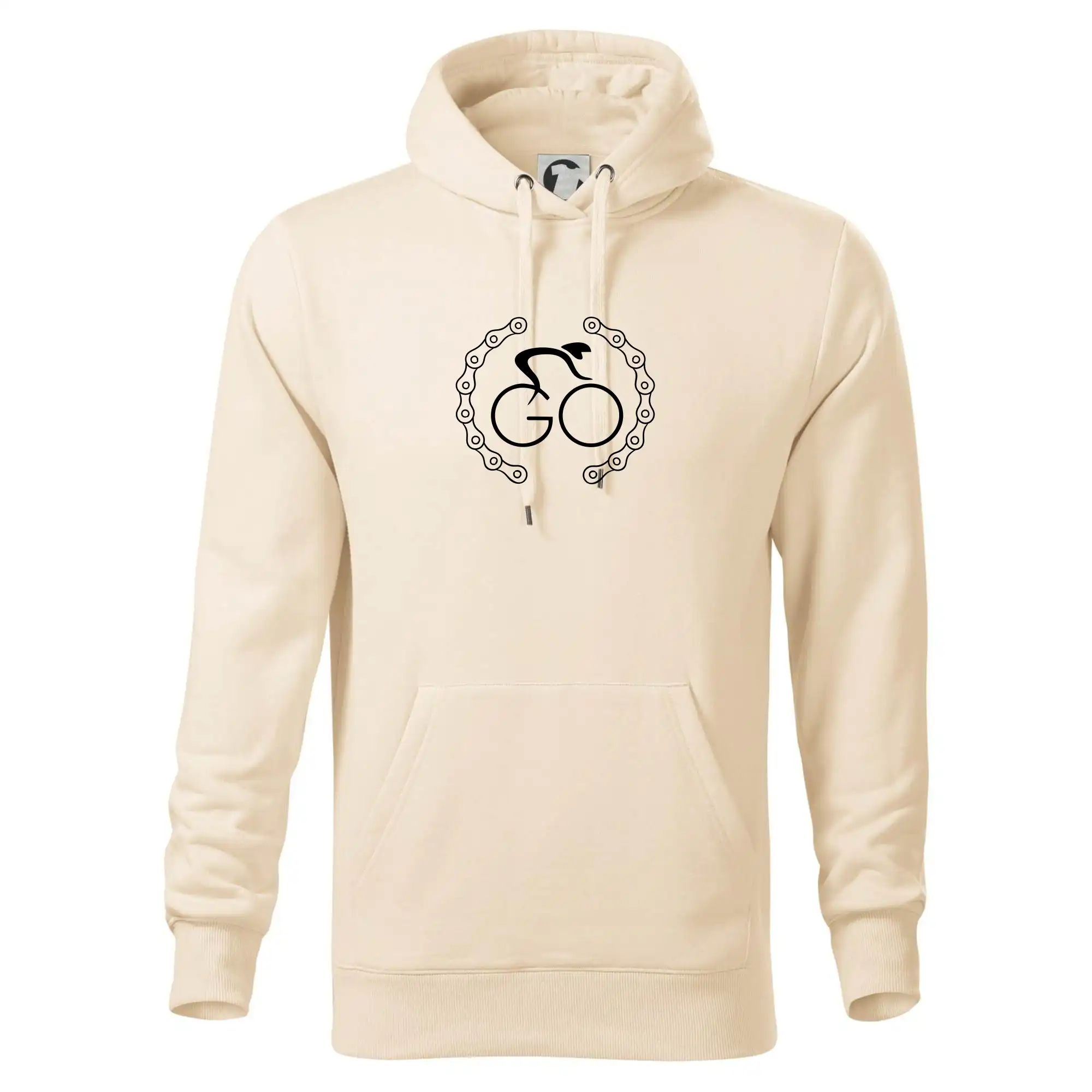 Logo cyklisty a řetěz