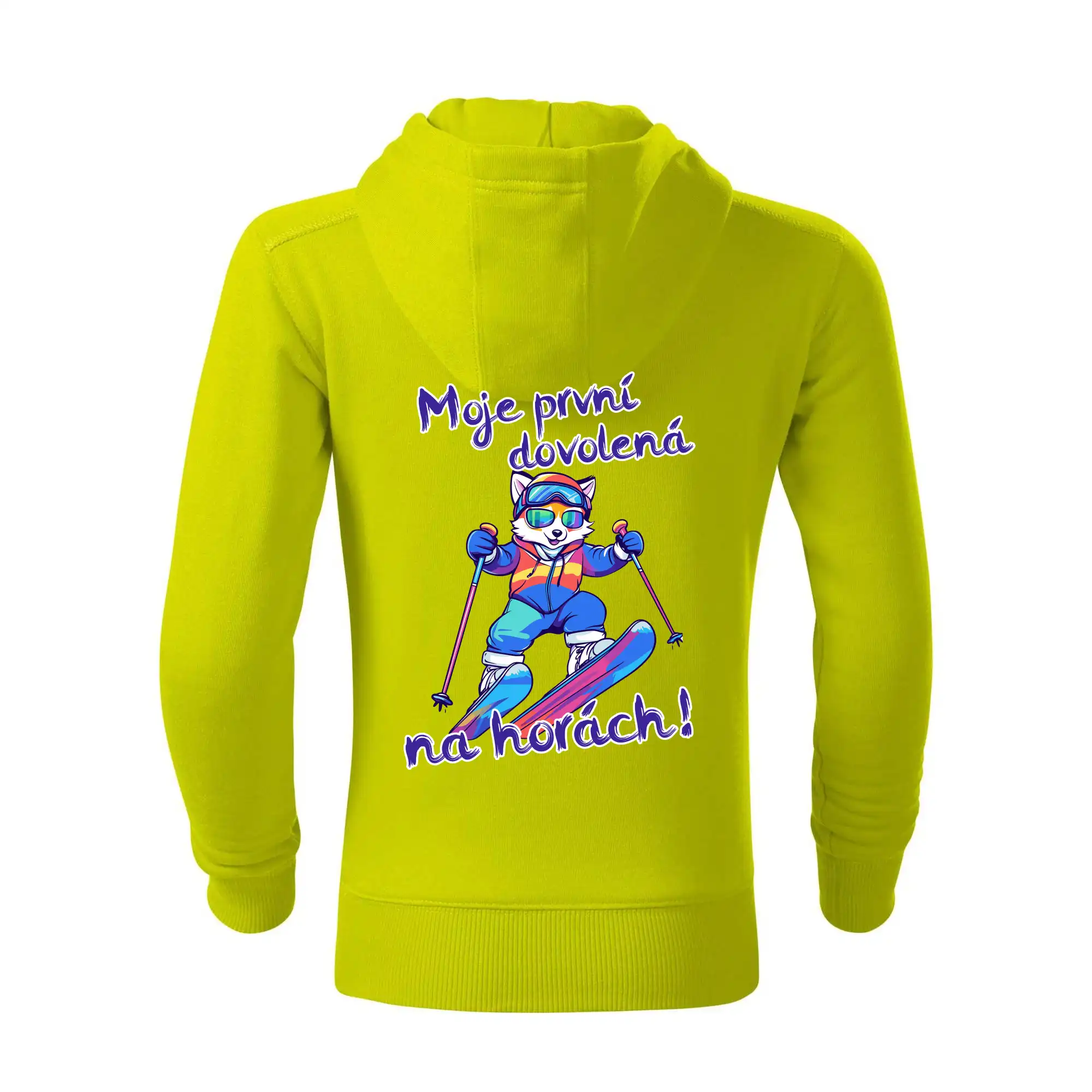 Moje první dovolená na horách modrá liška