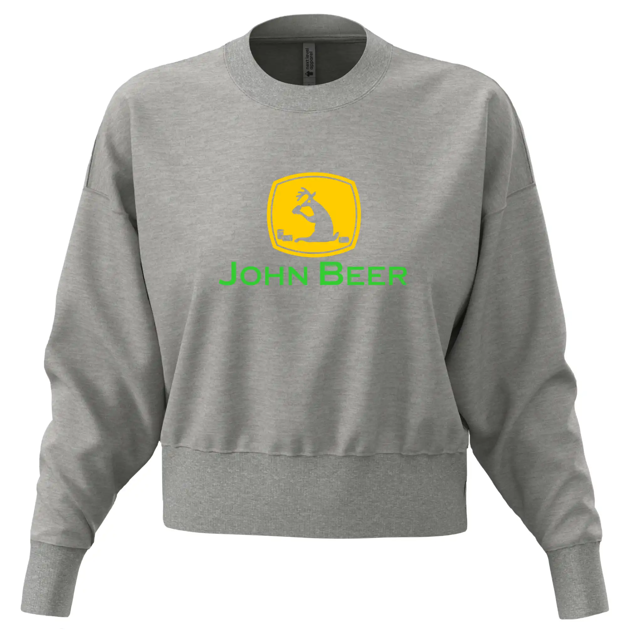 John Beer jelen s pivem
