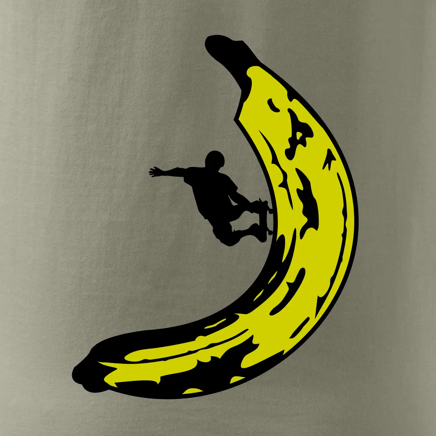 Skateboardista na banánu