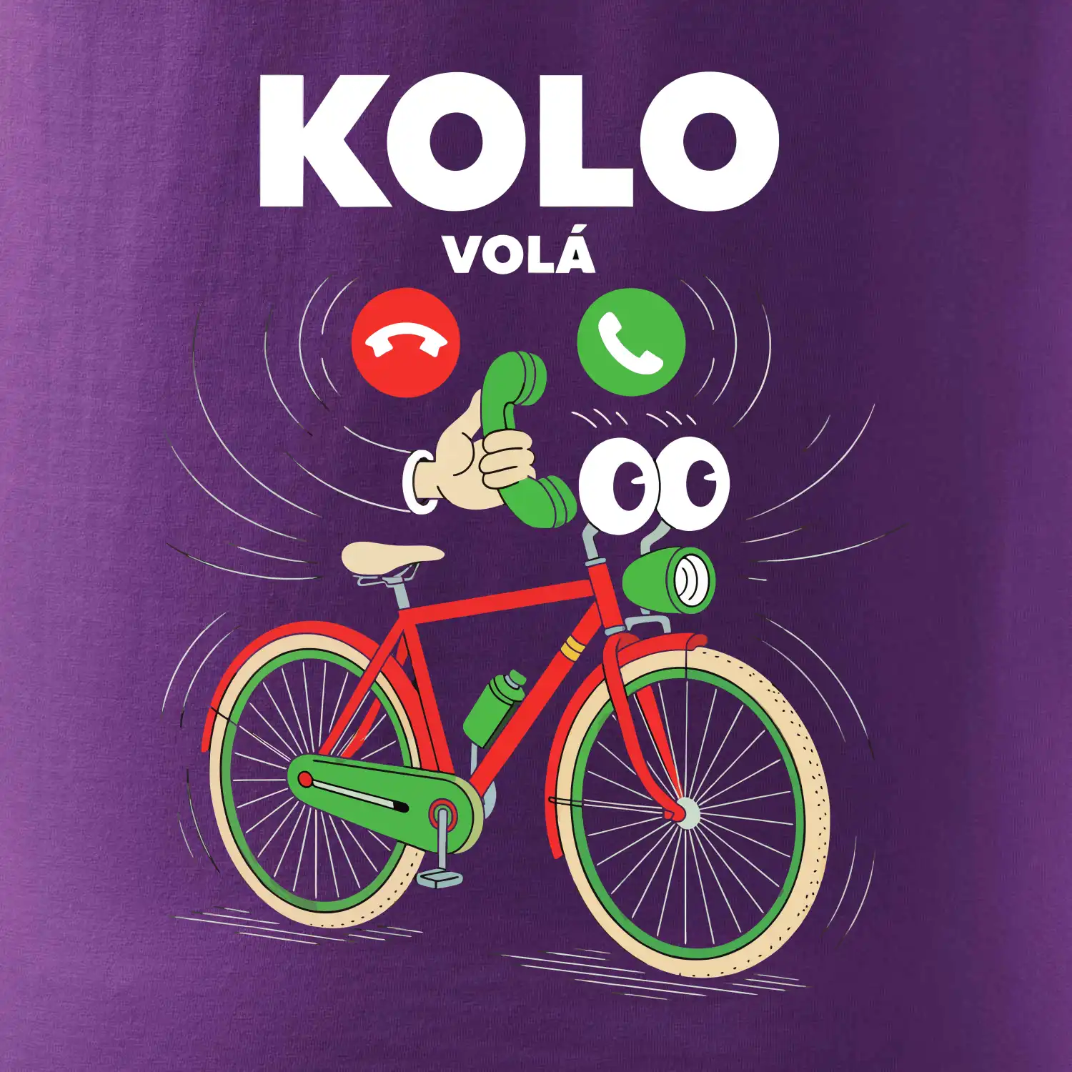 Karikatura kolo volá