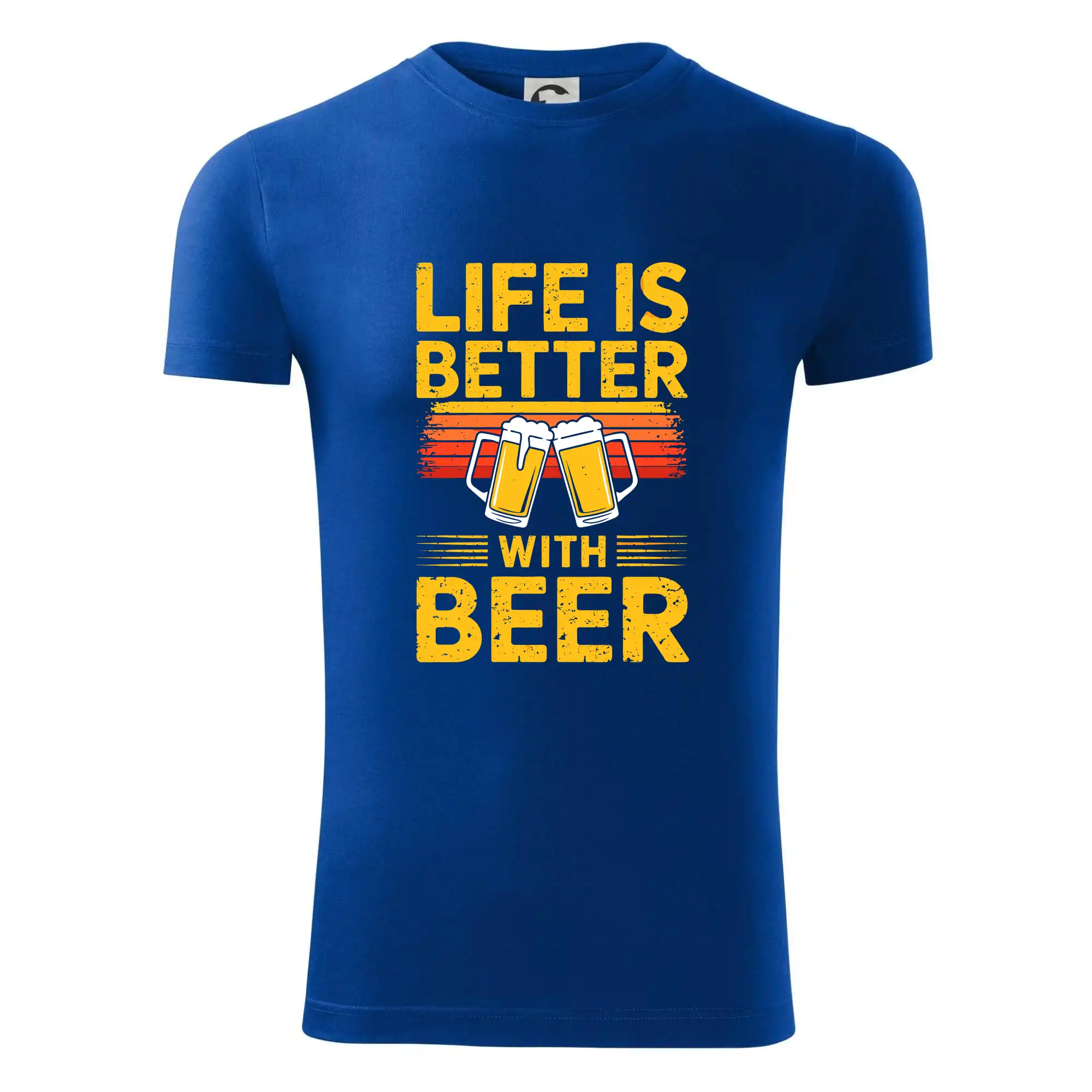 Life is better with beer - oranžové