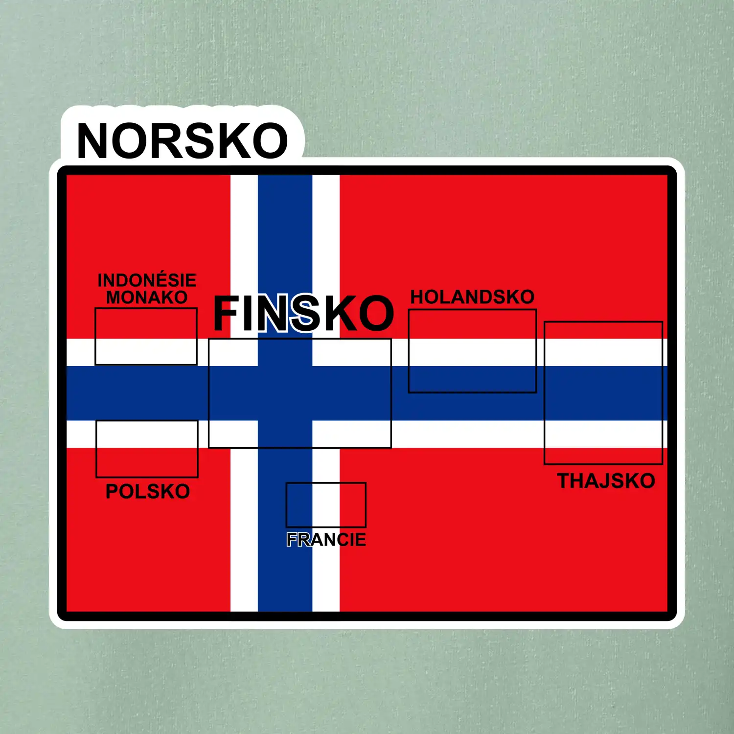 Norsko vlajka další státy