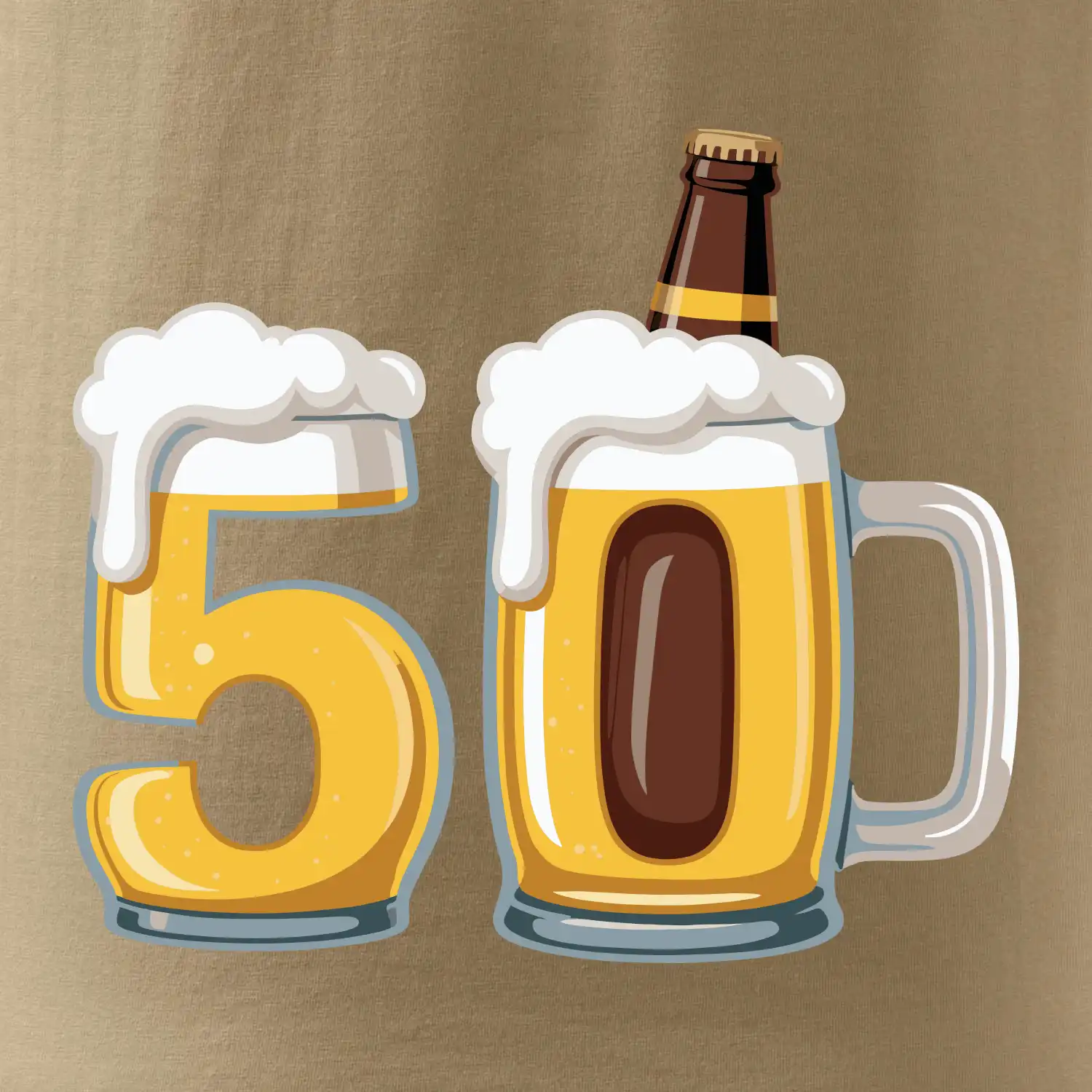 Padesátka v pivu s lahváčem