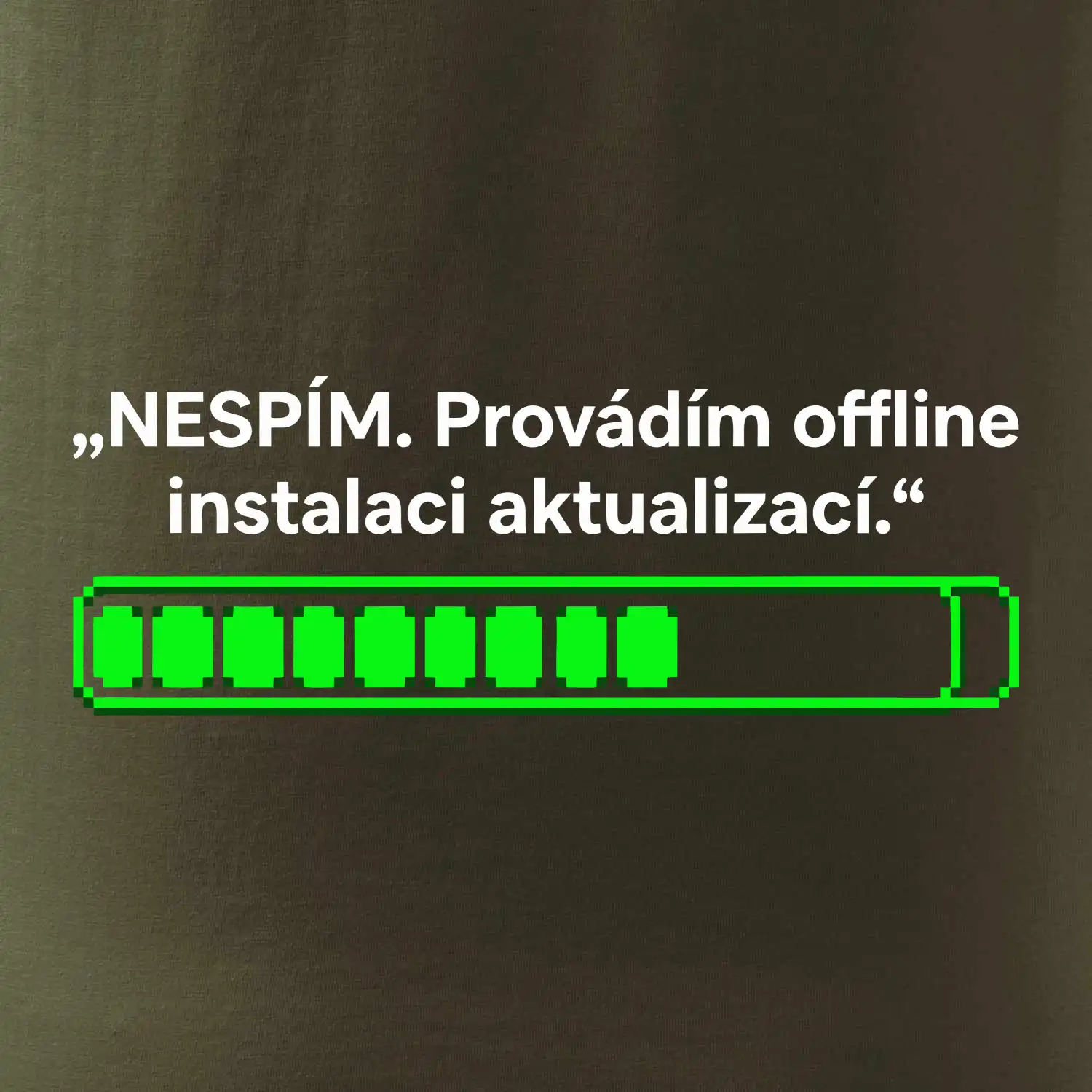 NESPÍM. Provádím offline instalaci aktualizací