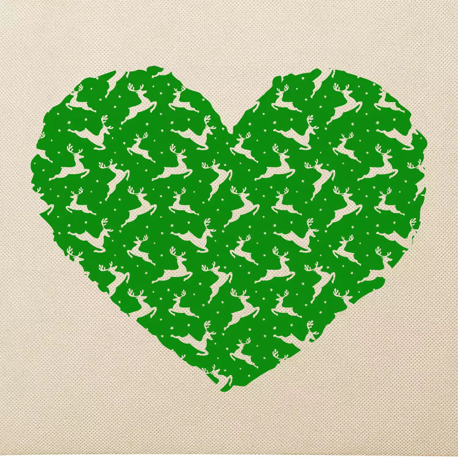 Vánoční jeleni v srdci