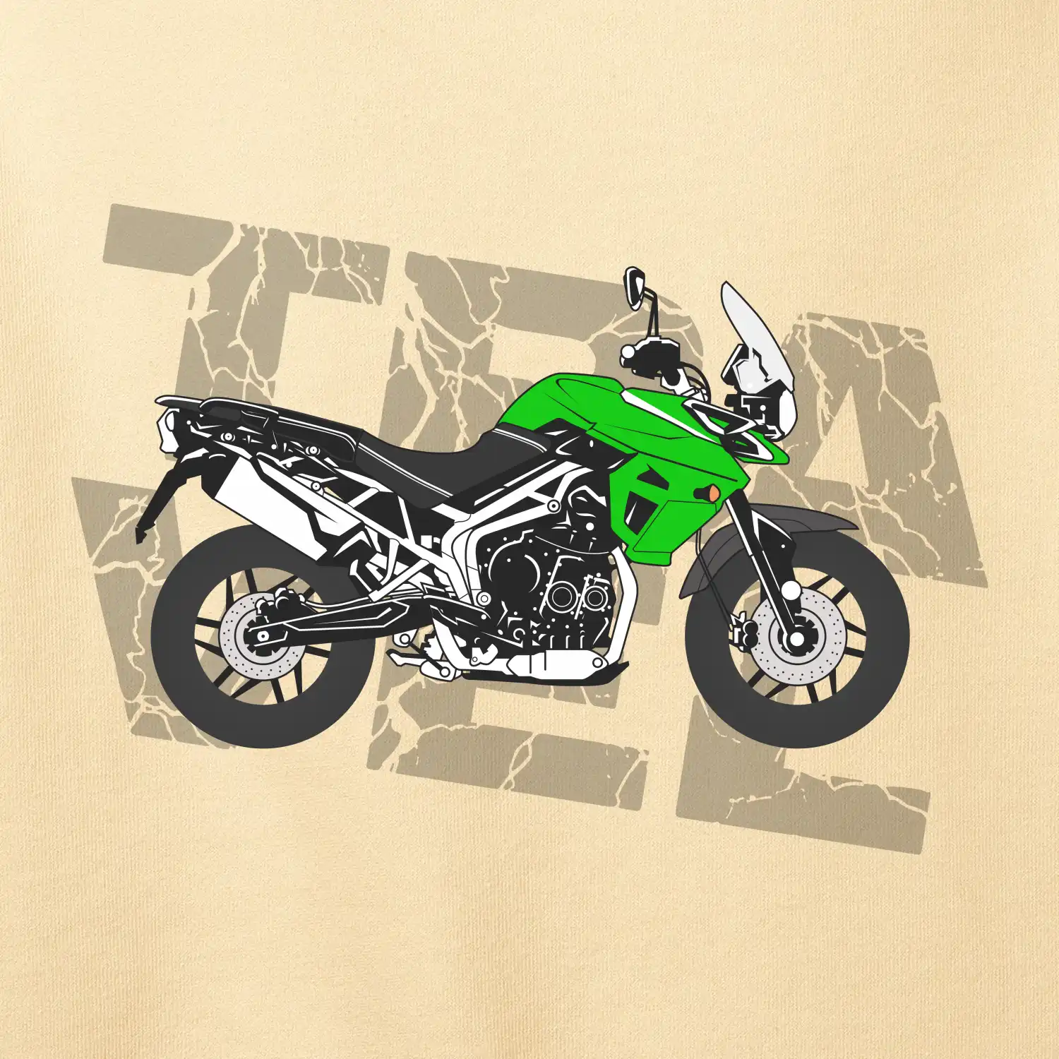 Cestovní enduro zelená