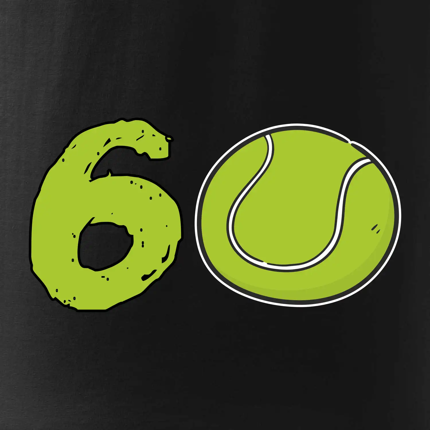 Tenis kulaté narozeniny 60