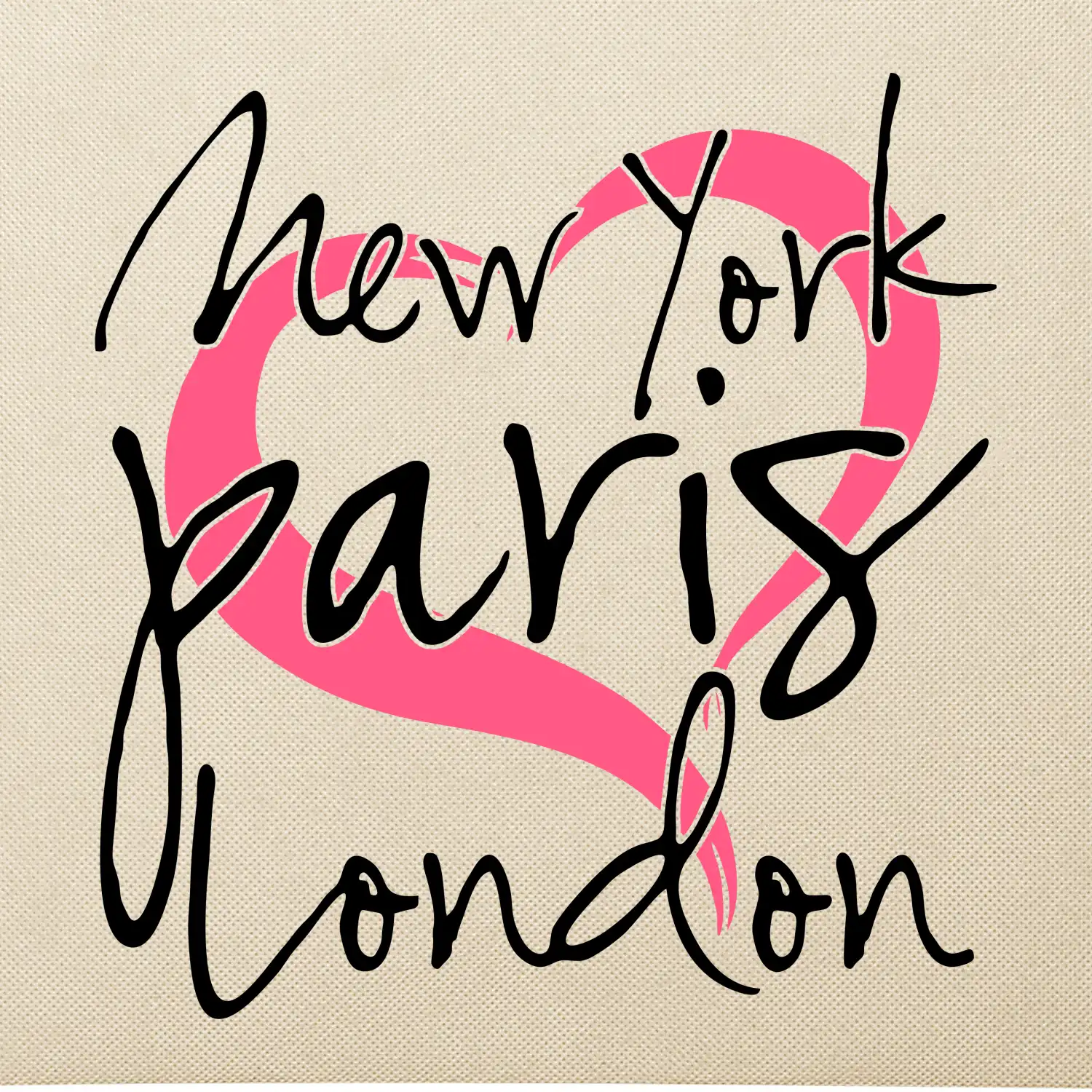 I love NYC Paris London