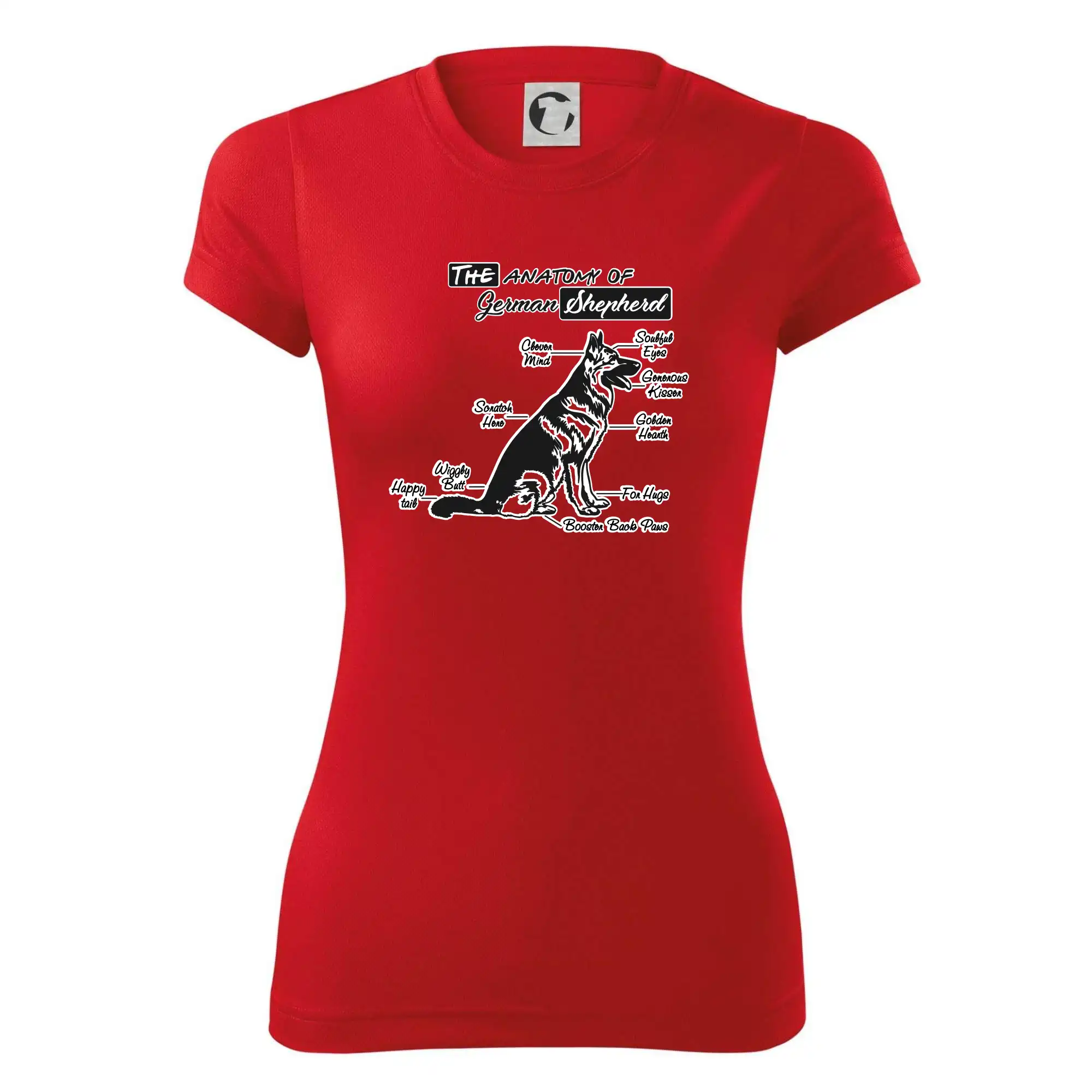 Německý ovčák - Anatomie