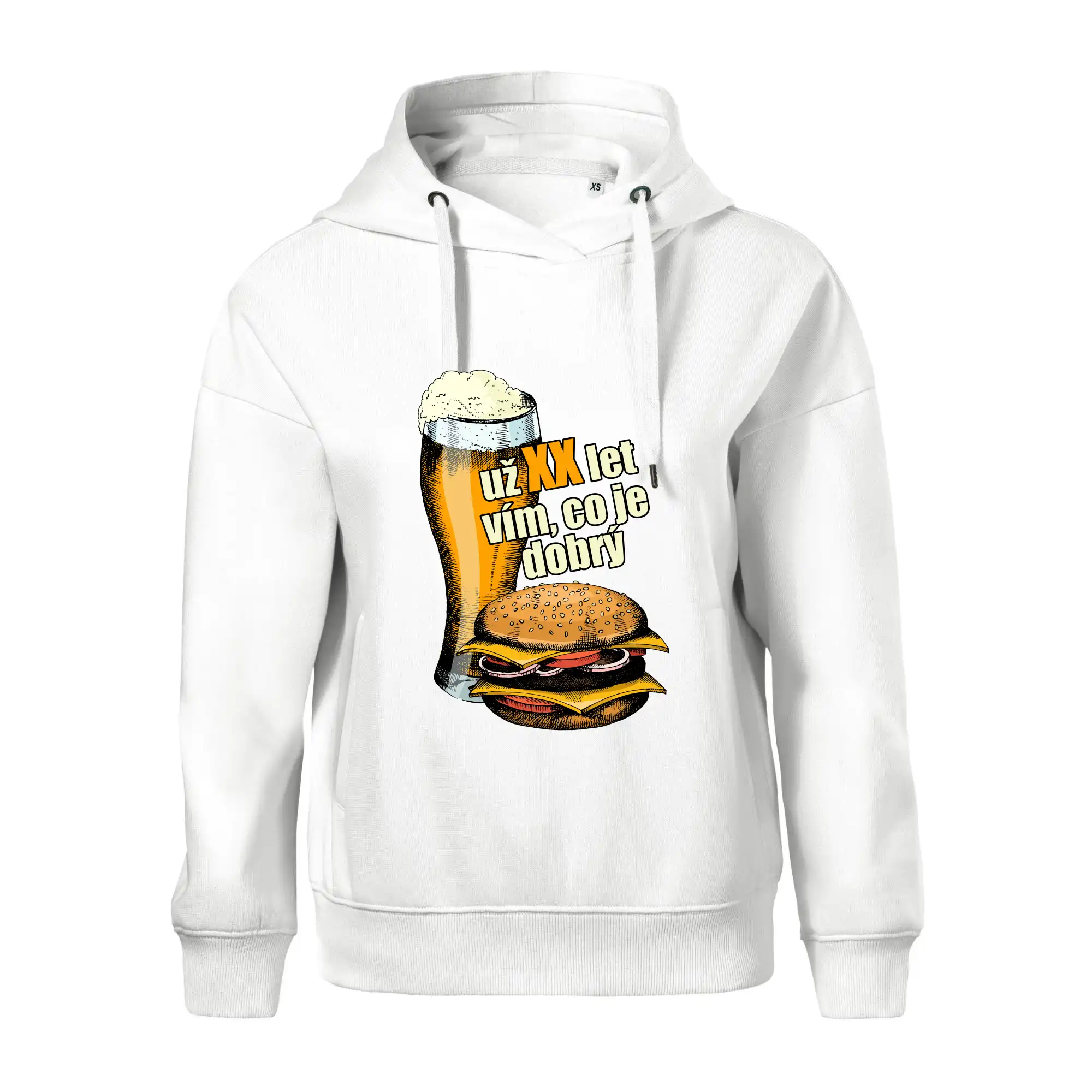 Pivo a burger vím co je dobrý