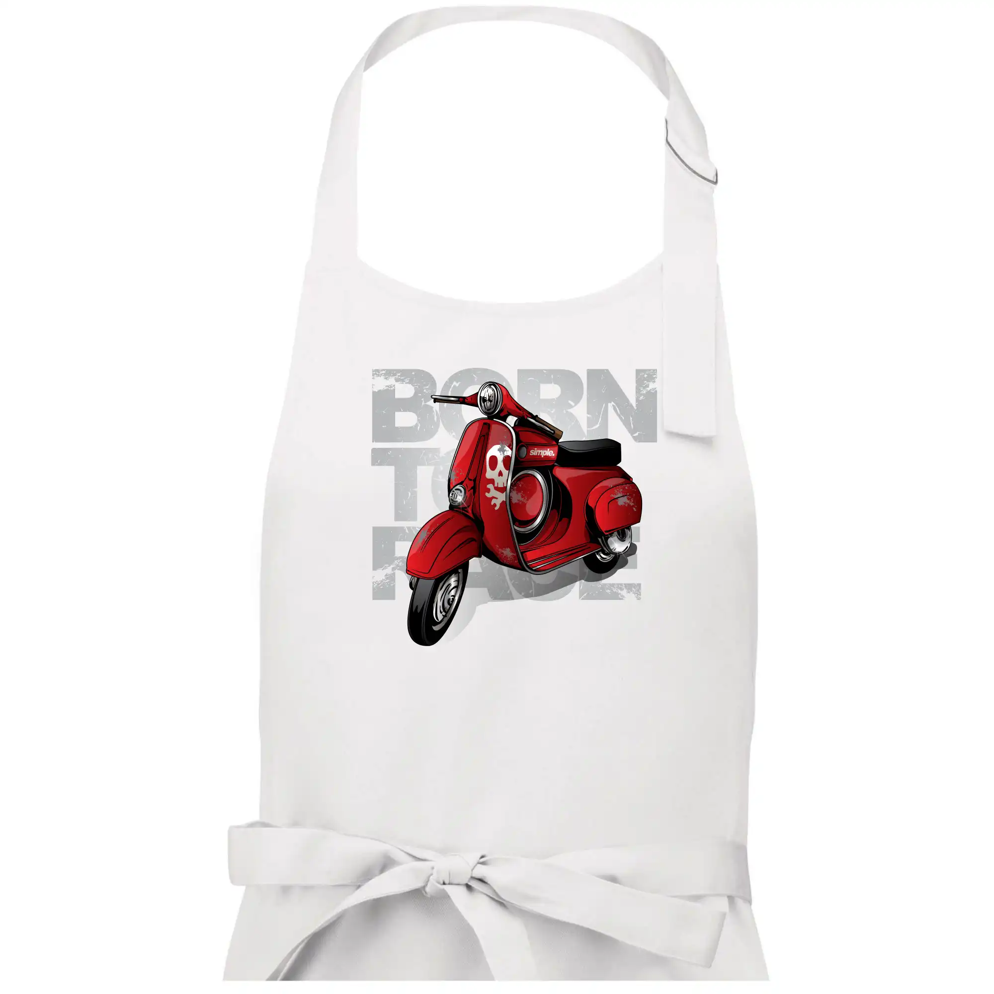 Scooter born to ride red