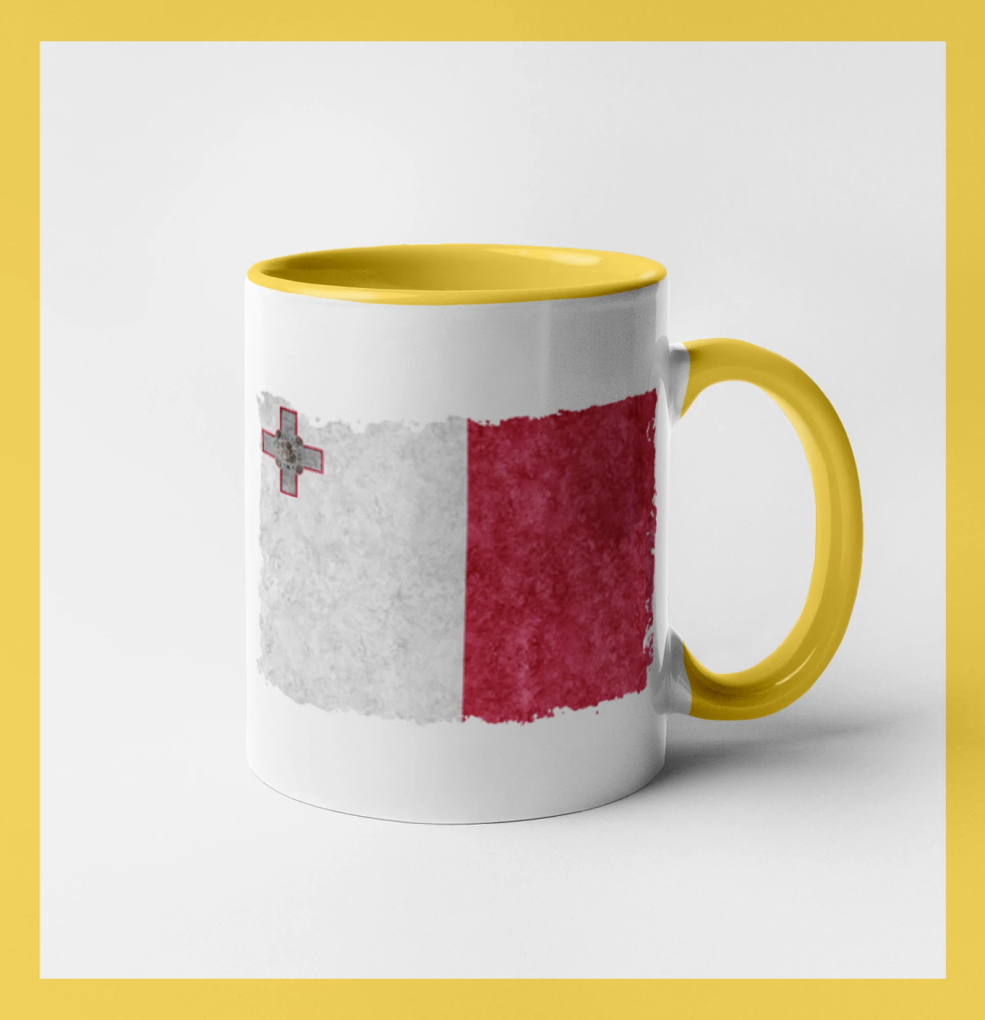 Vlajka Malta okousaná