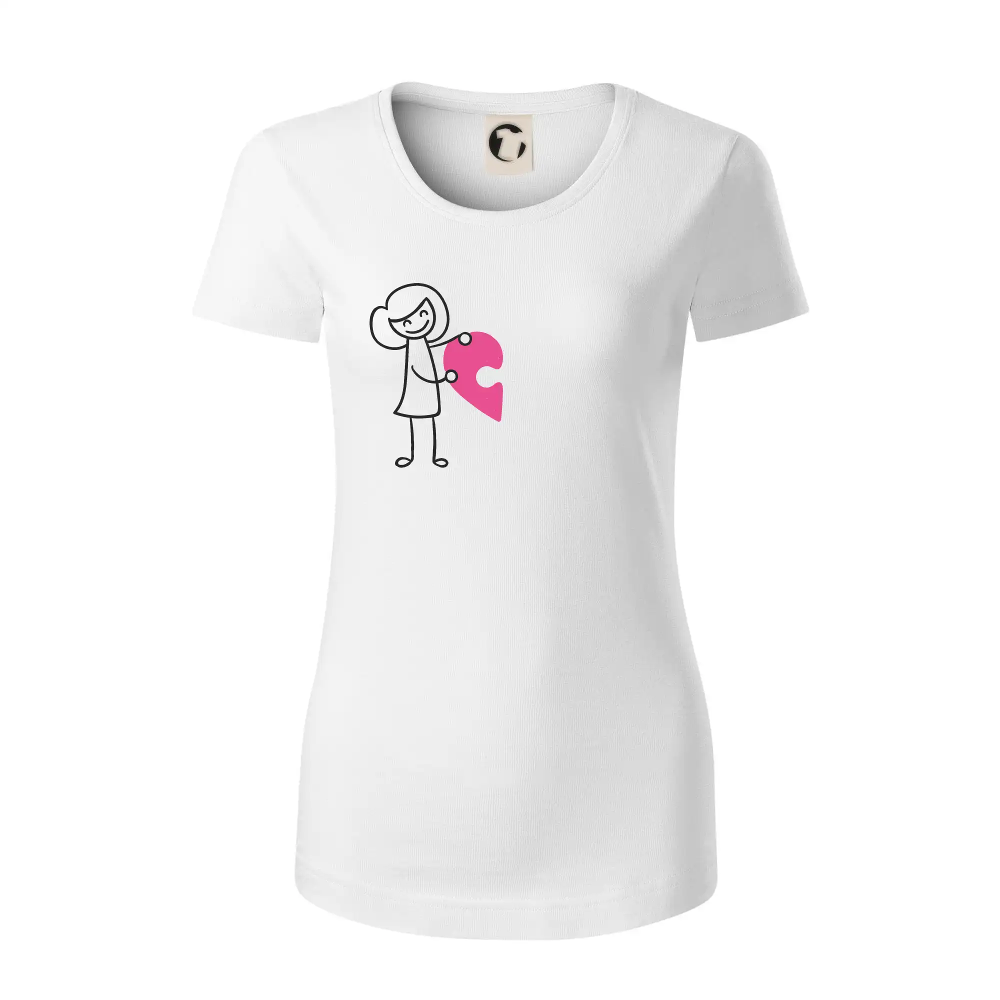 Párová trička puzzle postavička