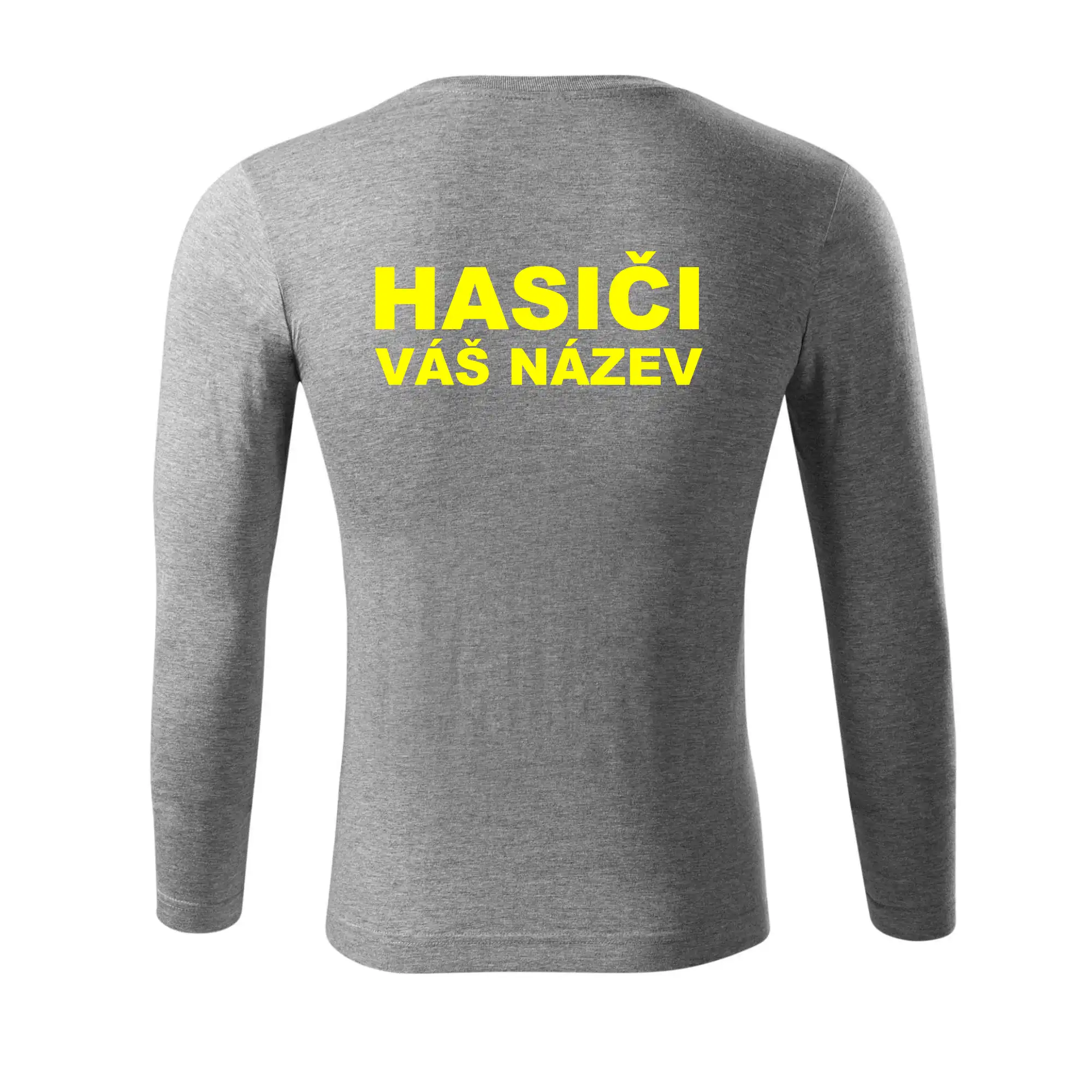 Hasiči - žlutý nápis - váš název sboru