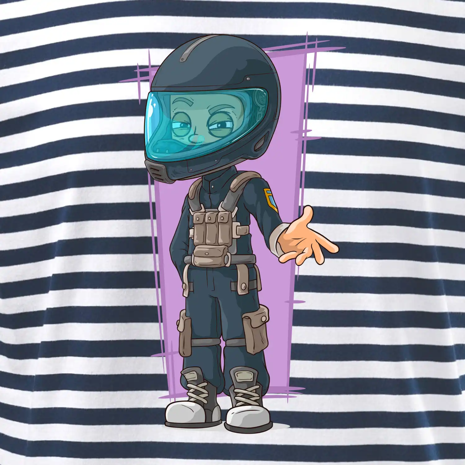 Vesmírný voják fialový