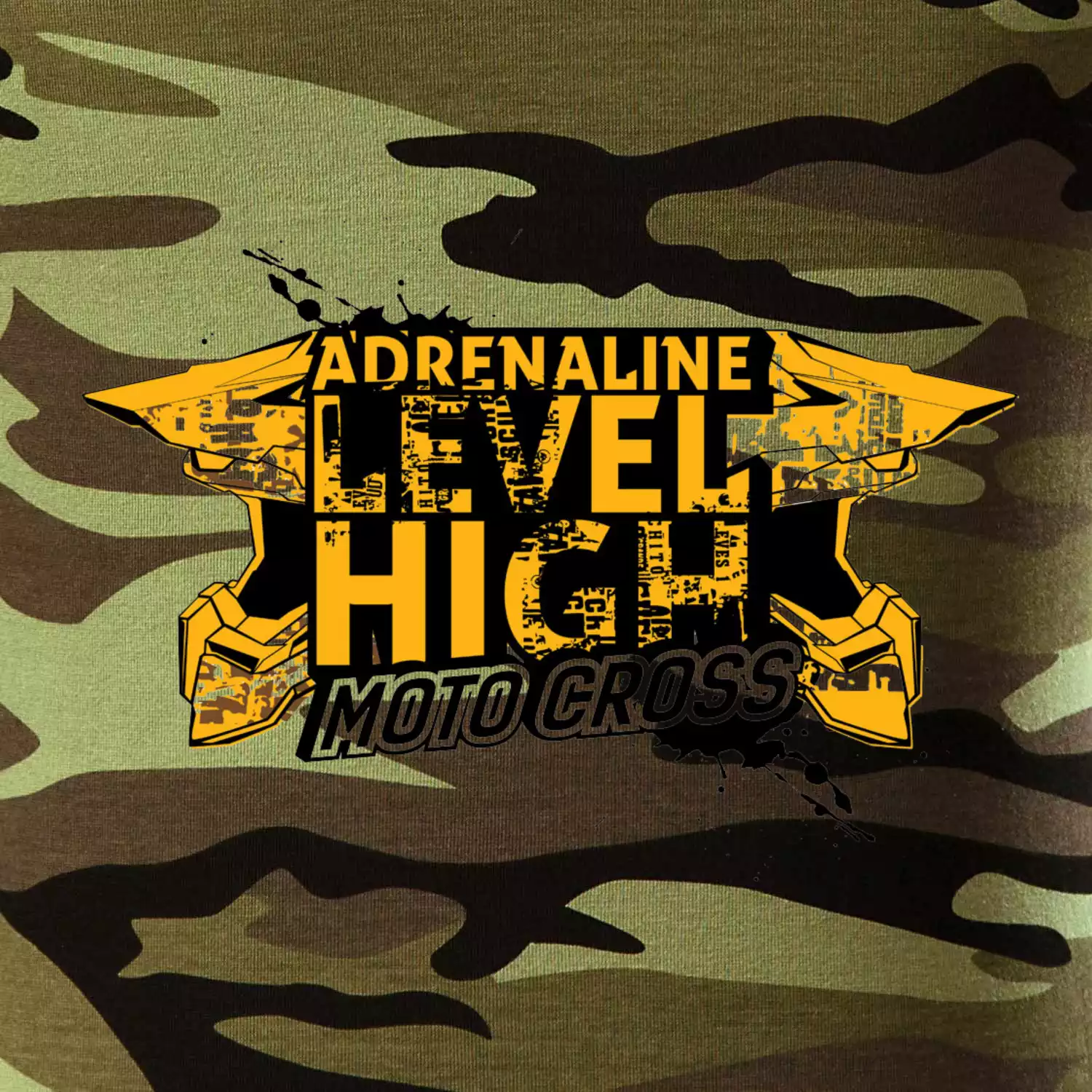 Motocross adrenaline level high