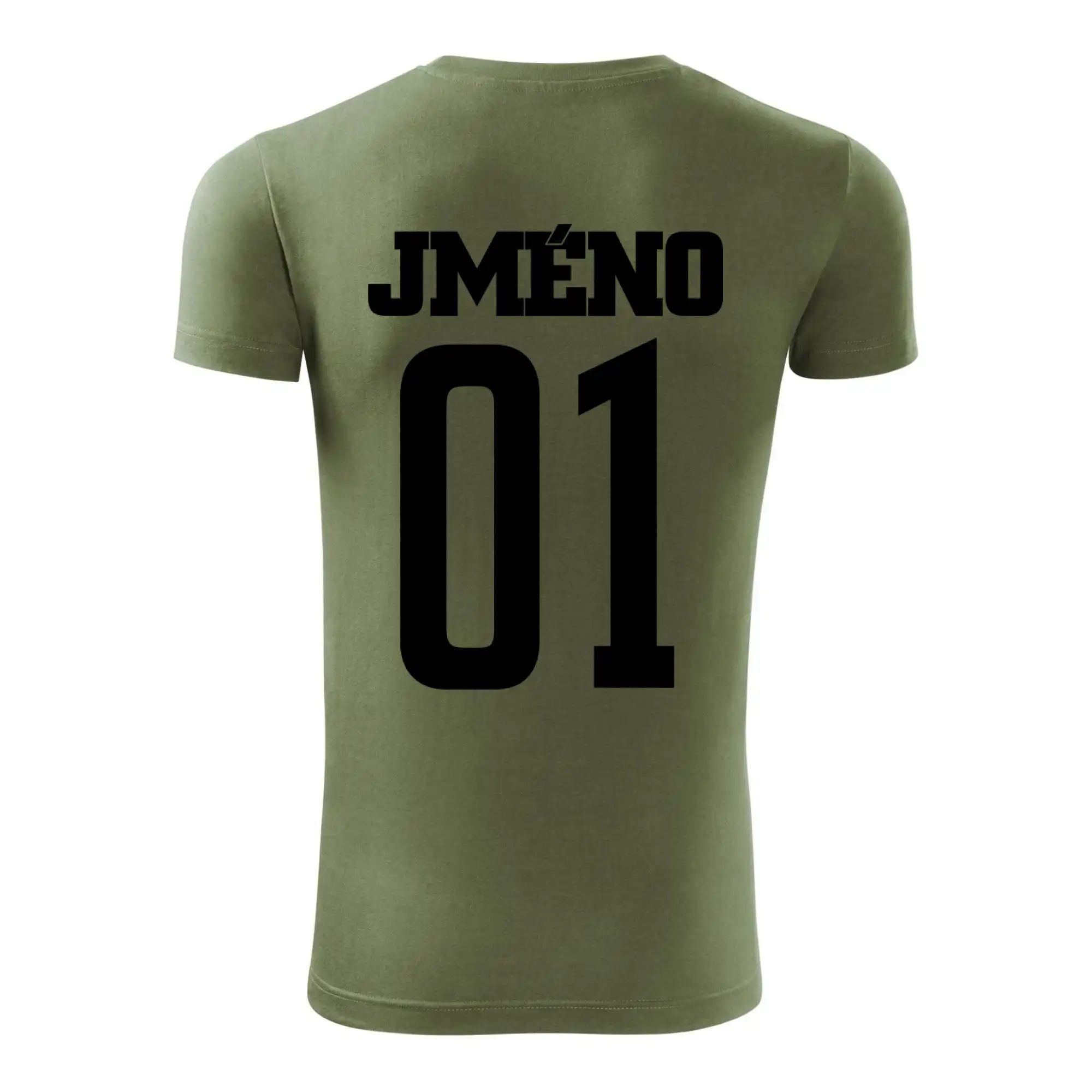 Fotbalový dres - vlastní jméno a číslo