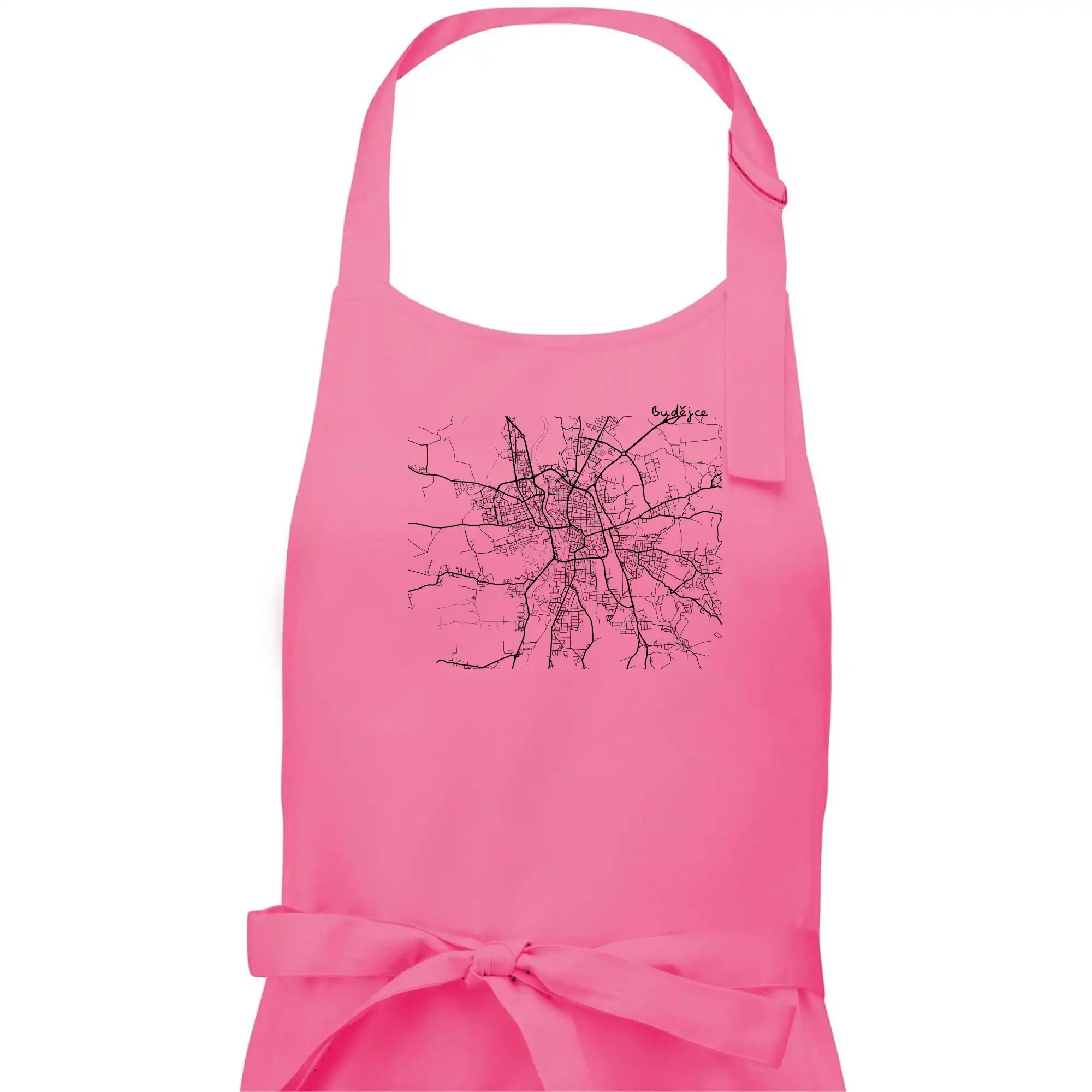 Mapy měst černobílé Budějce