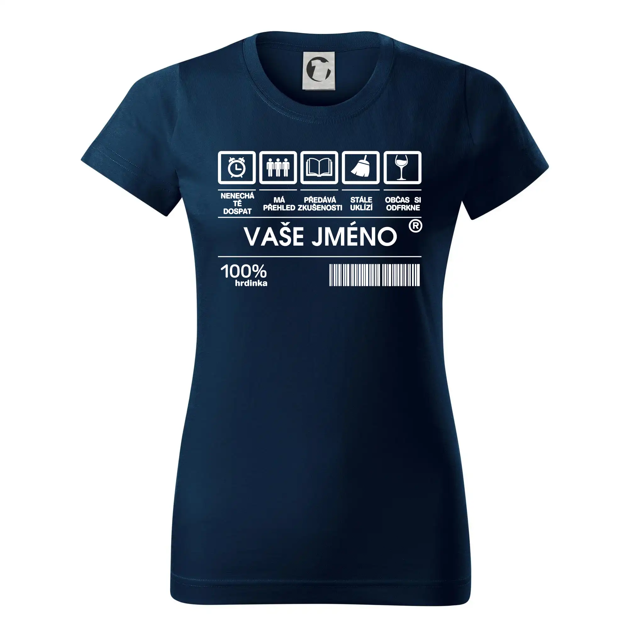 Vaše jméno - čárový kód