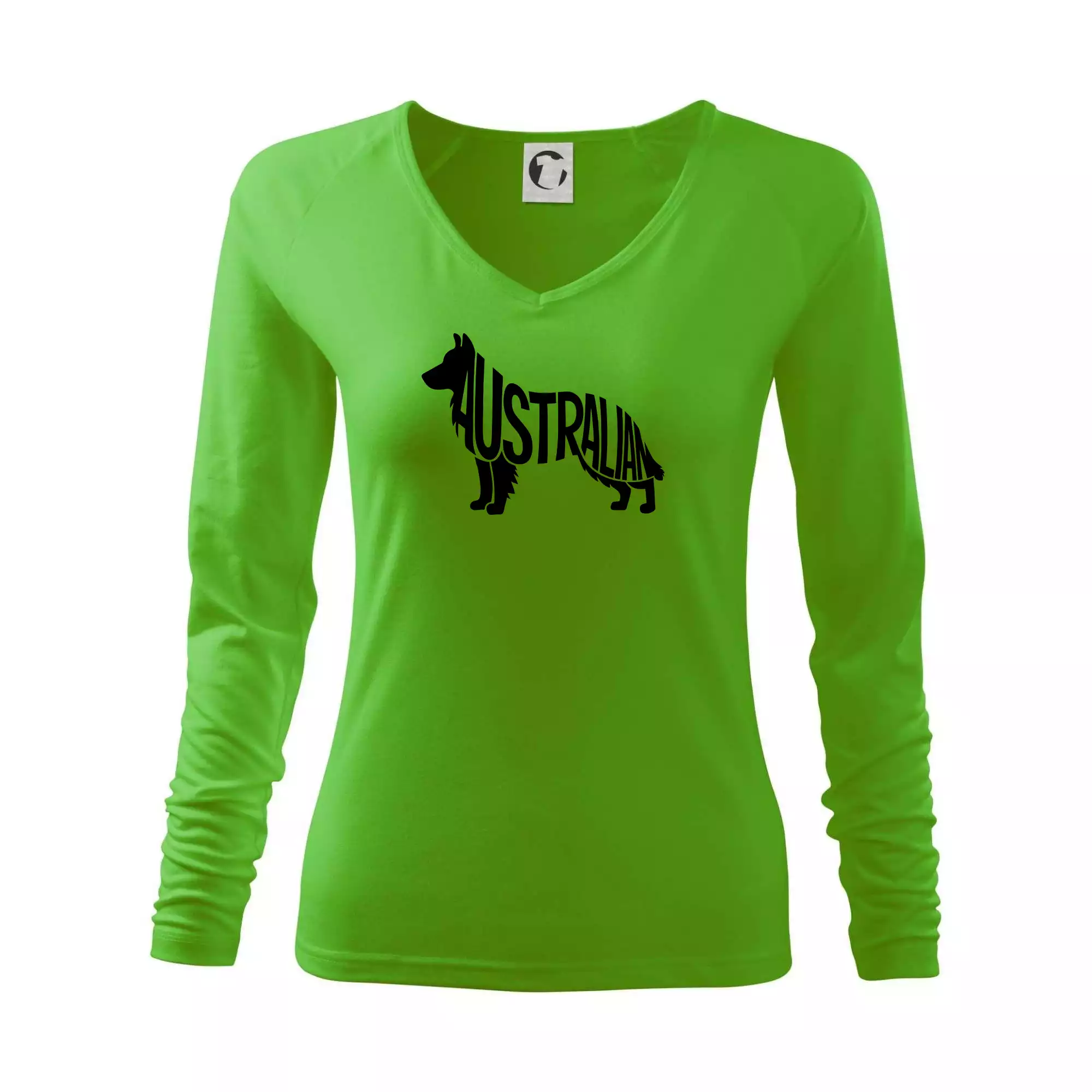 Australský Ovčák - nápis v těle