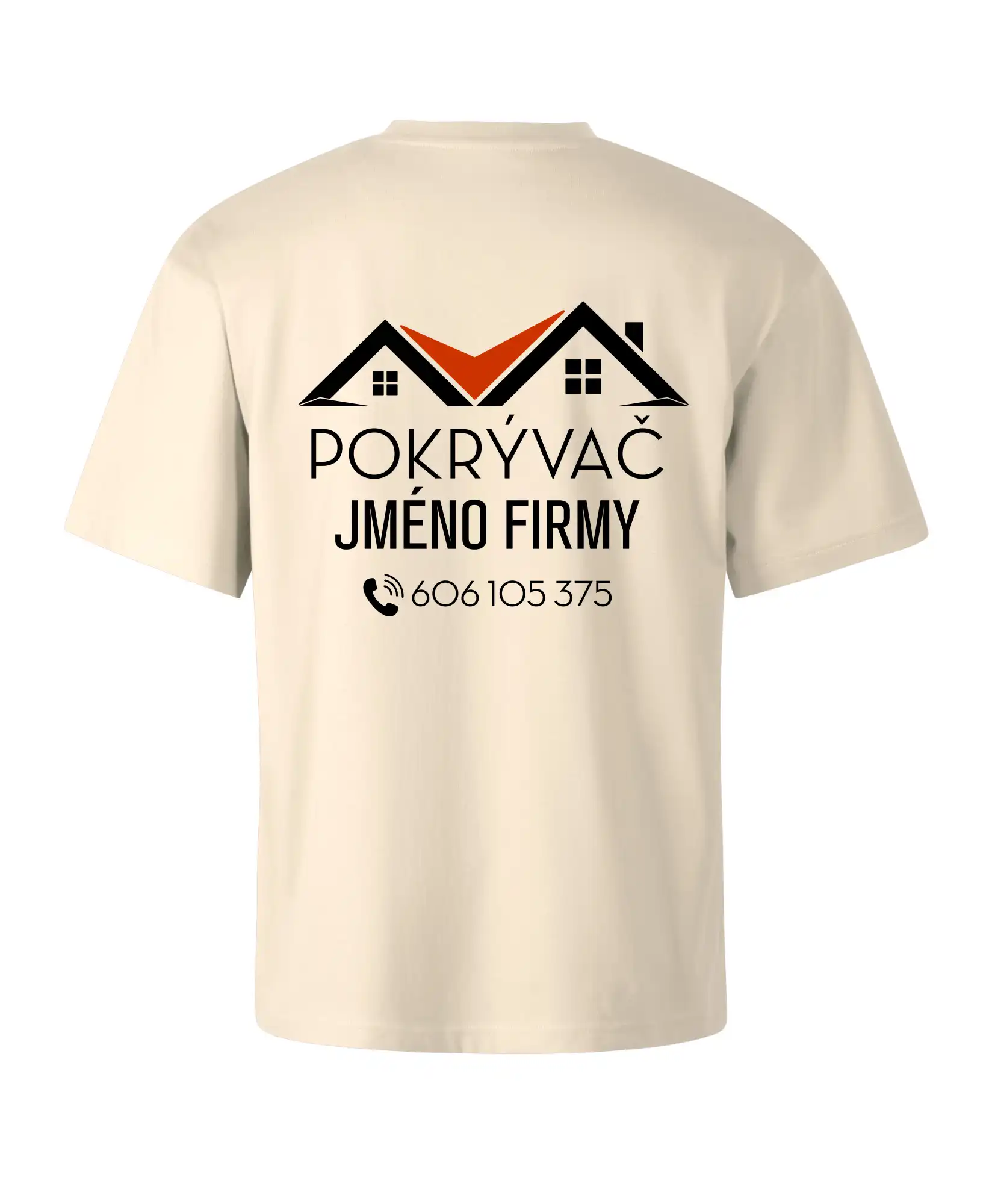 Tričko pro pokrývače - Dvě střechy