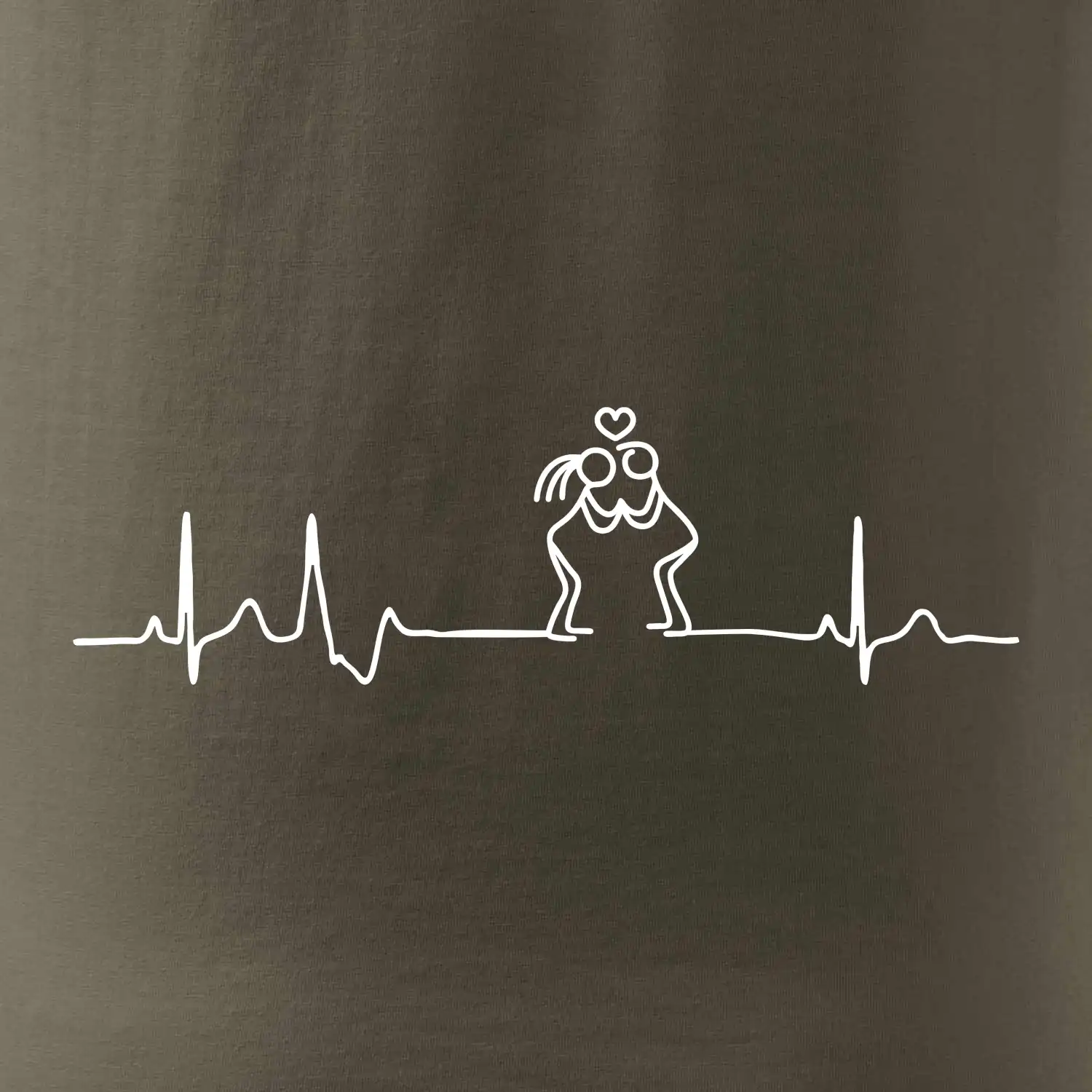 EKG zamilovaný pár