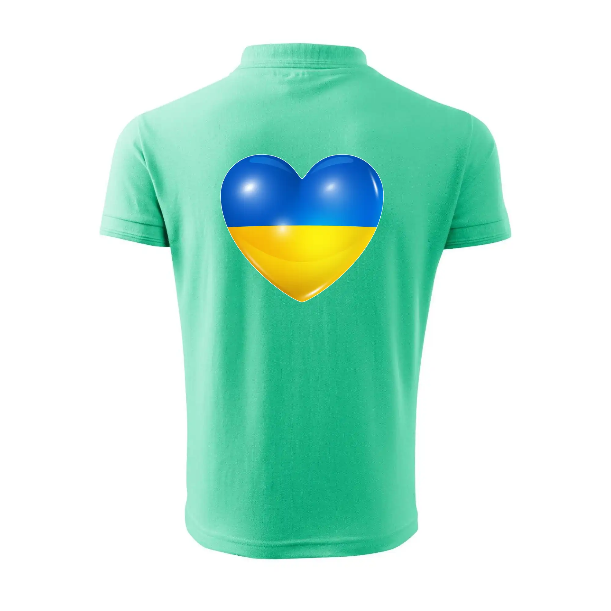 Ukrajina srdce vlajka