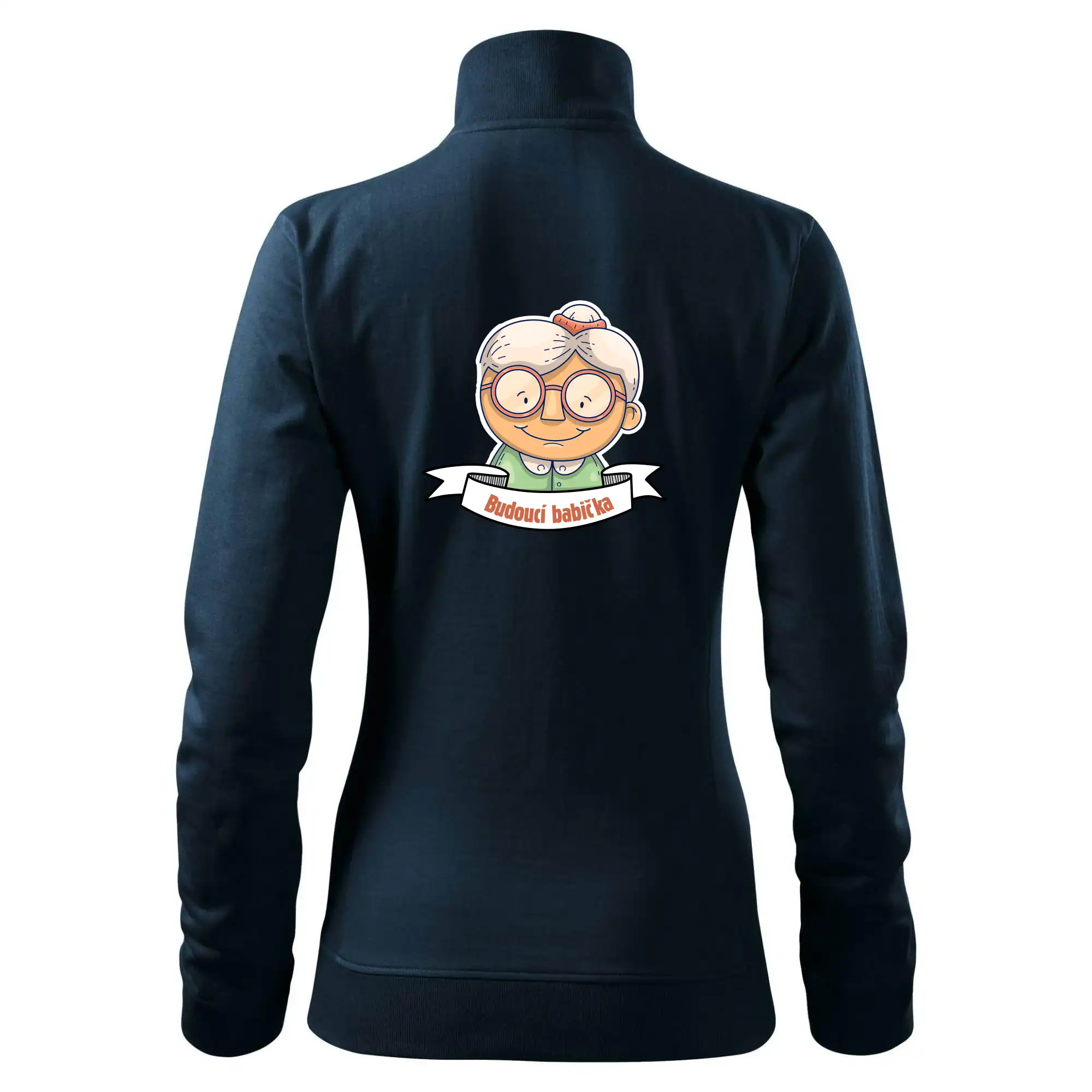 Budoucí babička kreslená
