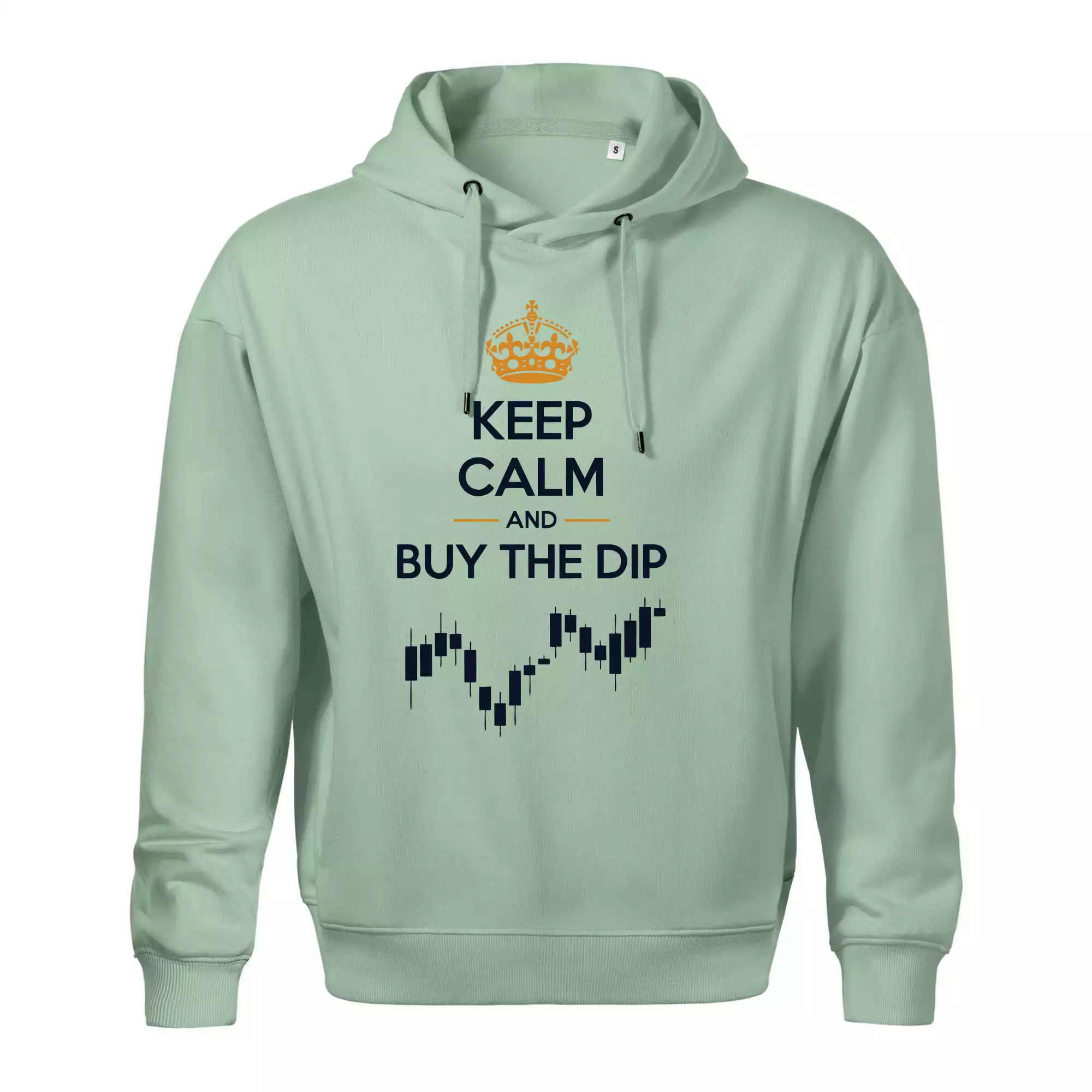Keep Calm and Buy the Dip - koruna  a graf
