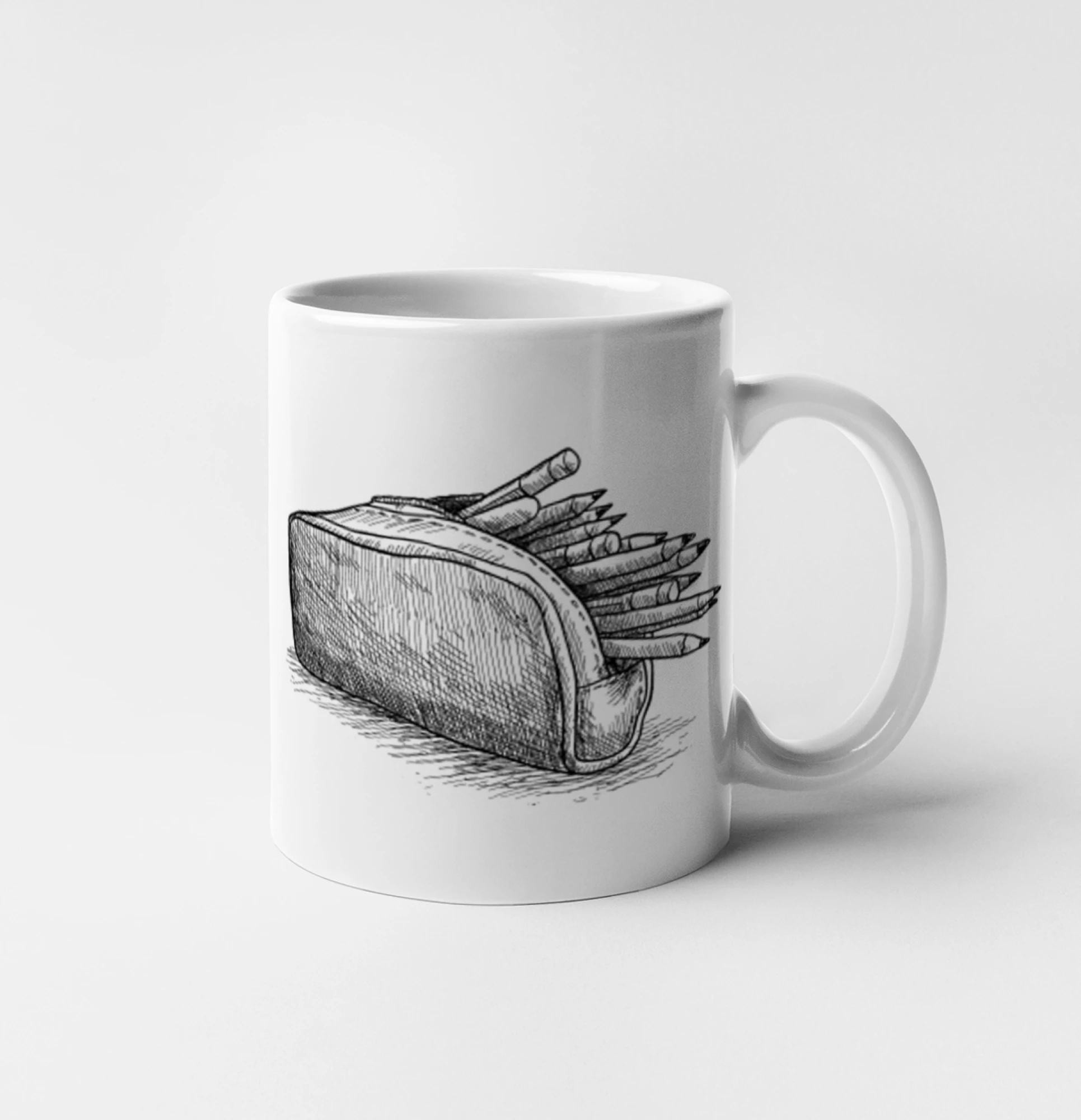 Školní penál kreslený