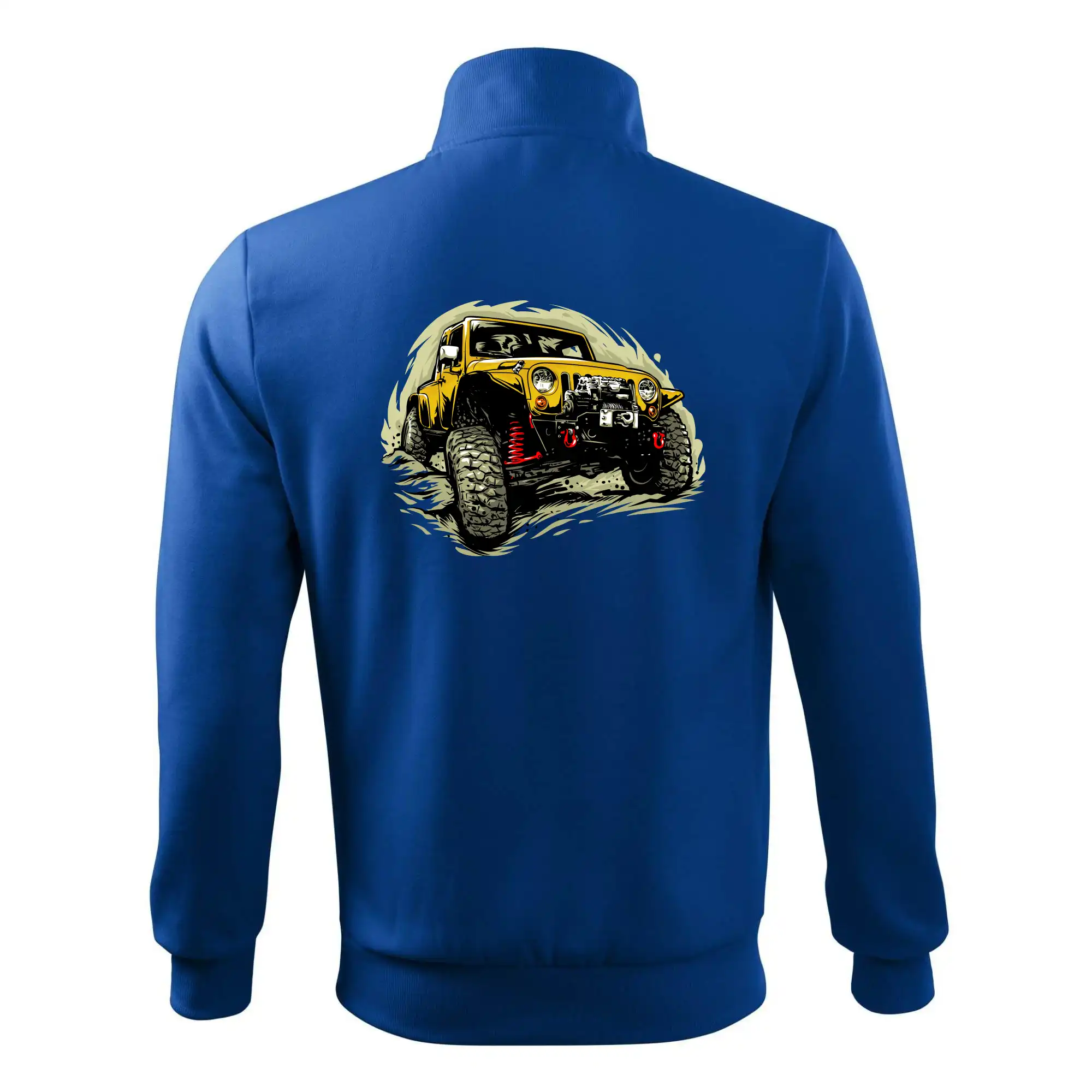 Žlutý offroad s navijákem