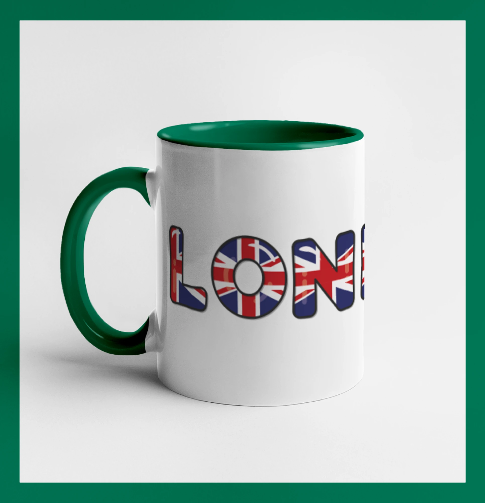 Nápis London vlajka