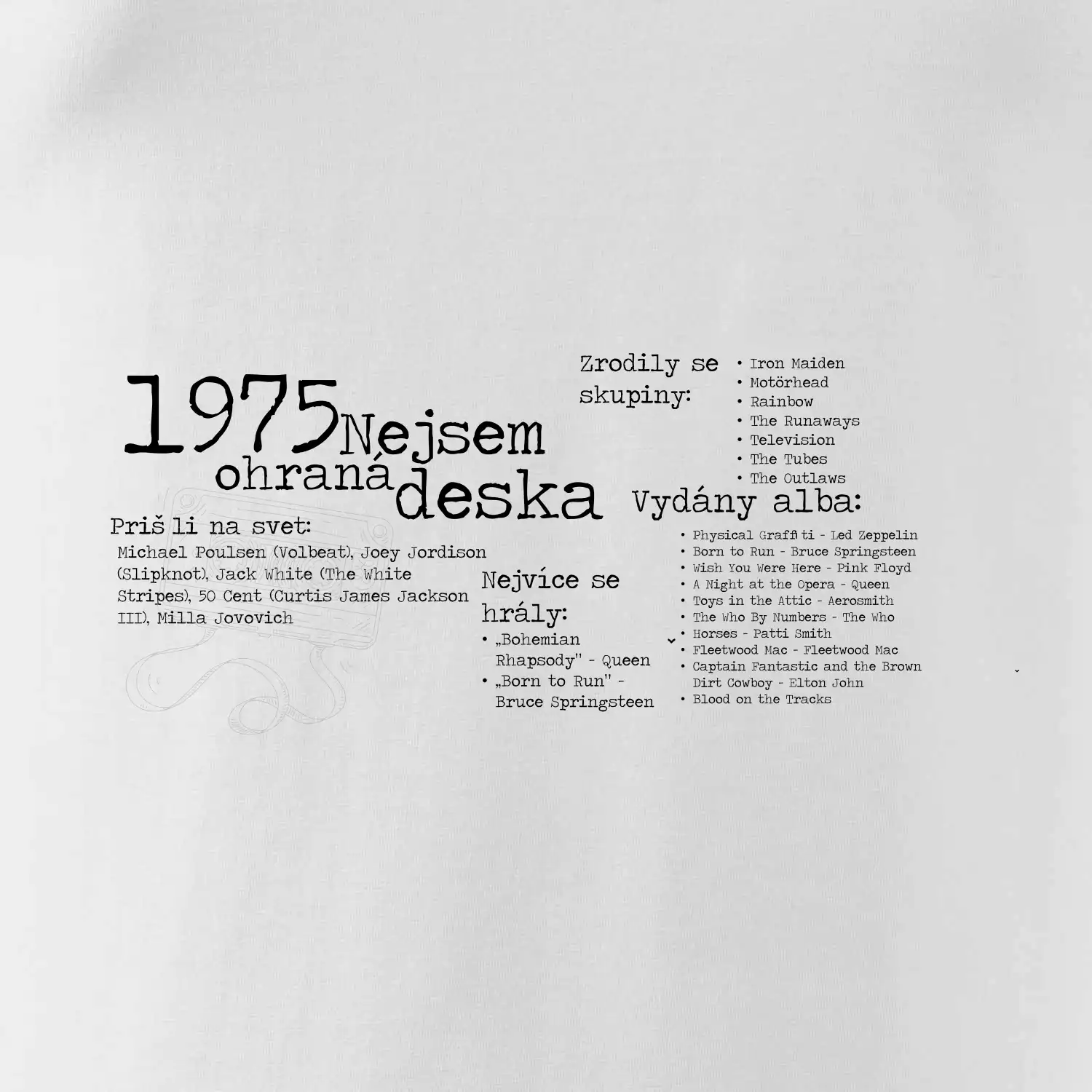 Nejsem ohraná deska 1975