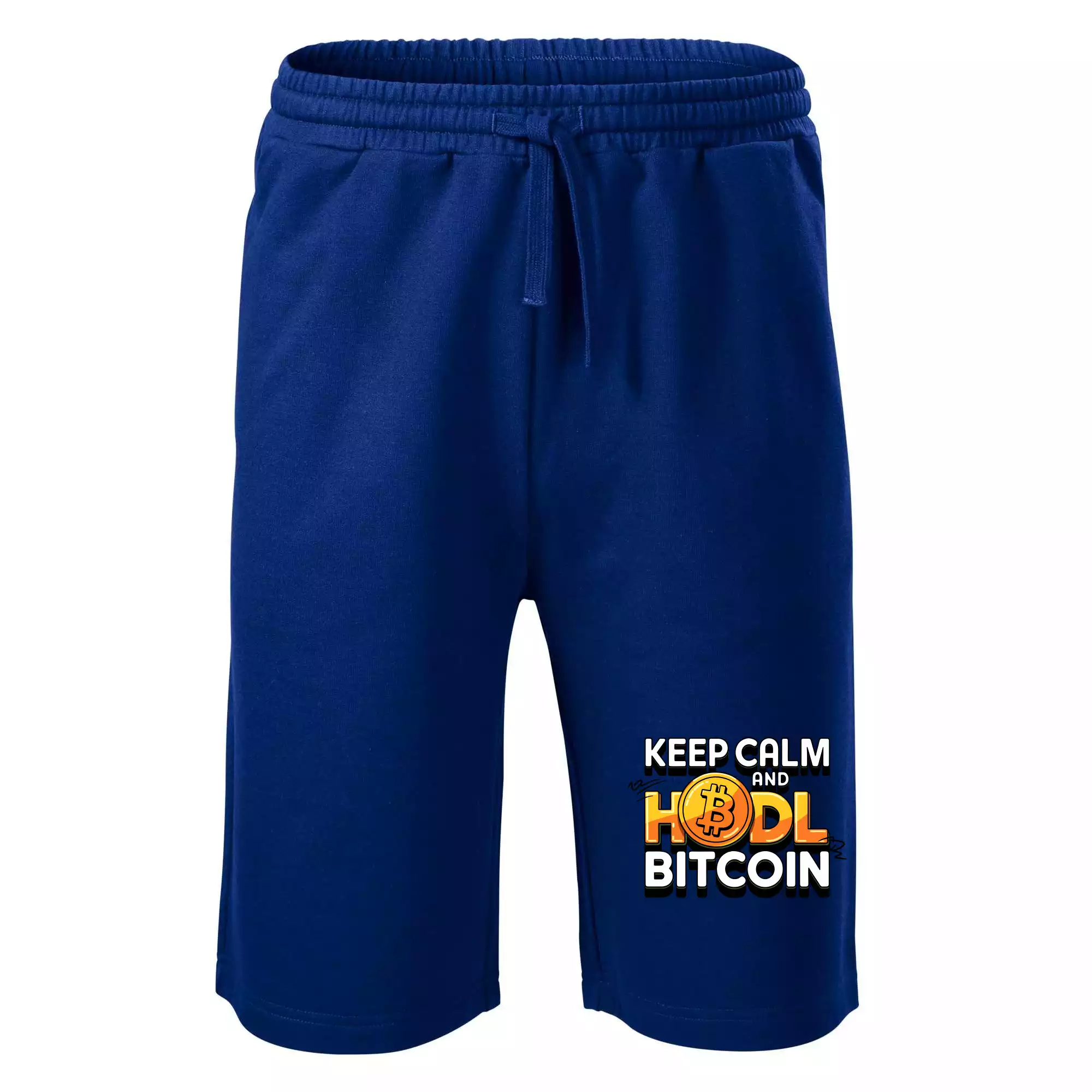3D nápis Keep Calm and HODL Bitcoin