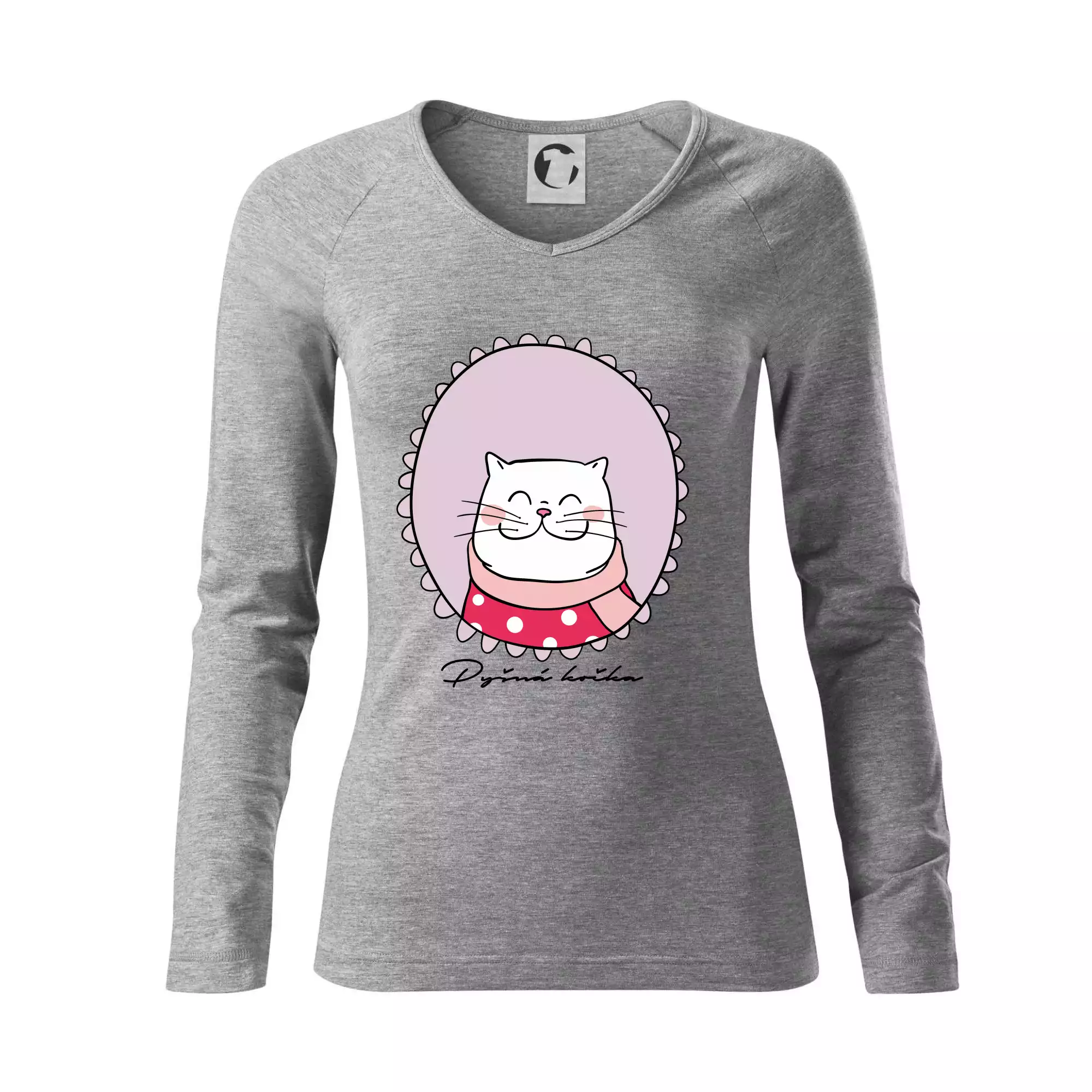 Pyšná kočka fialová