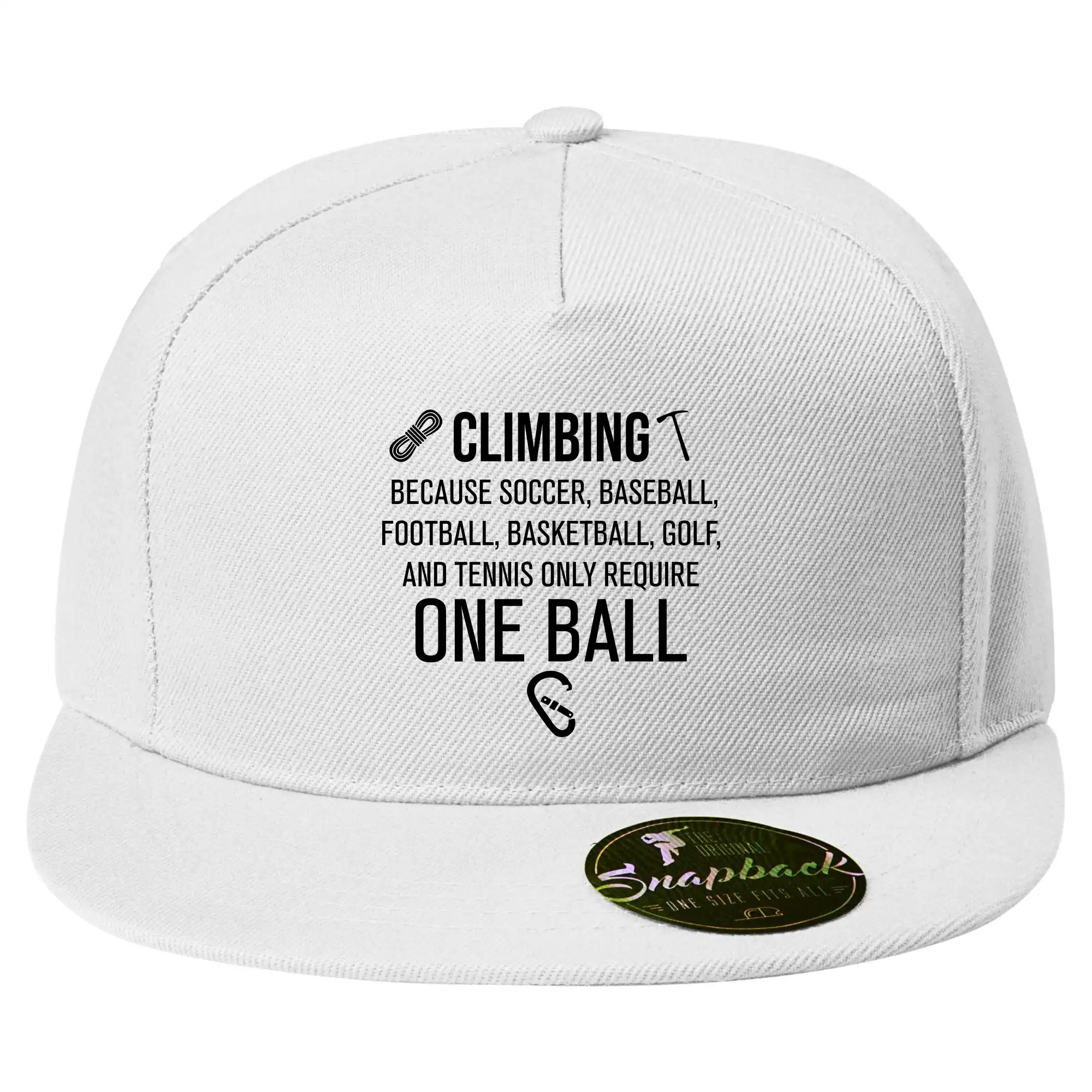 Climbing beacause one ball