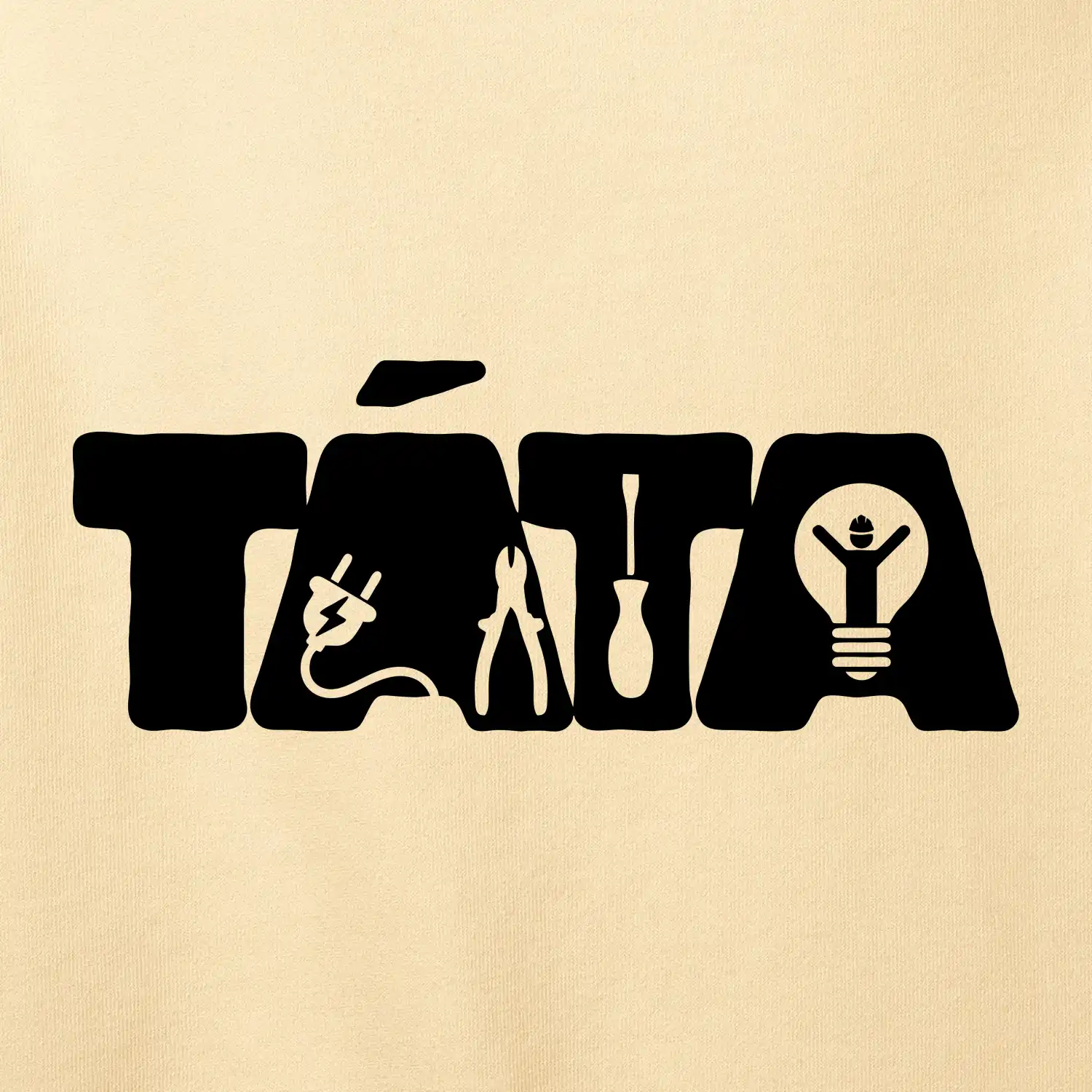 Táta nápis - elektrikář