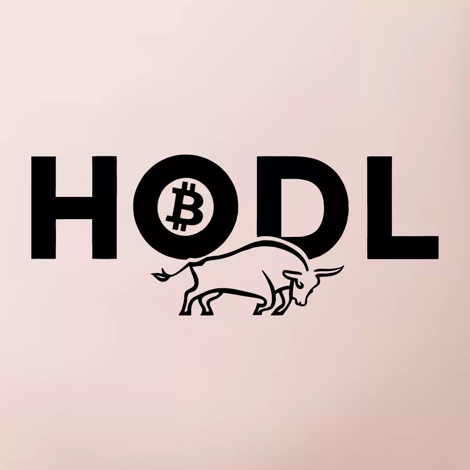 Hodl, nápis a býk