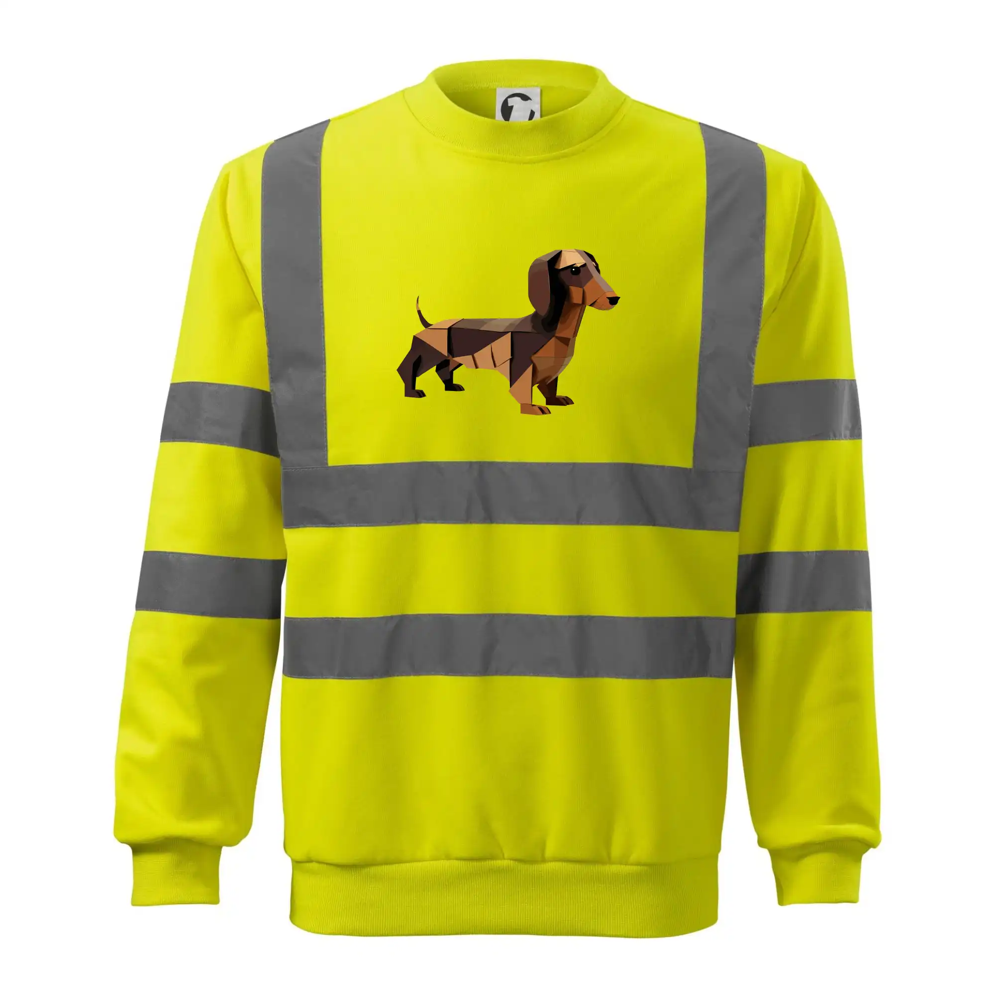 Jezevčík - slepený z papíru