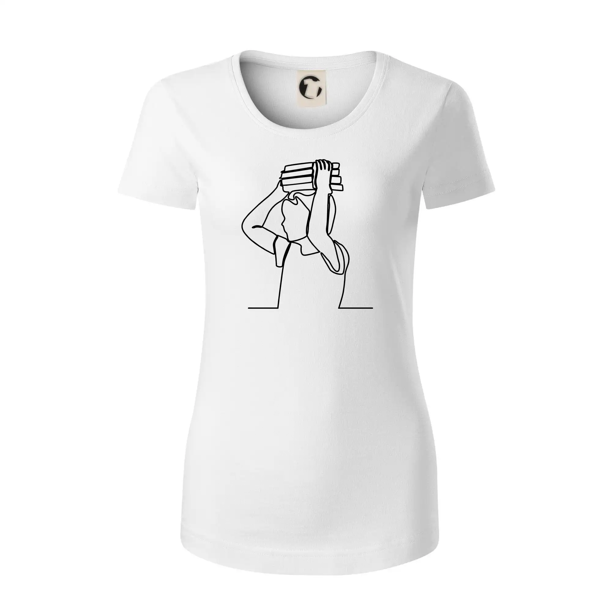 Student a kniha jedním tahem